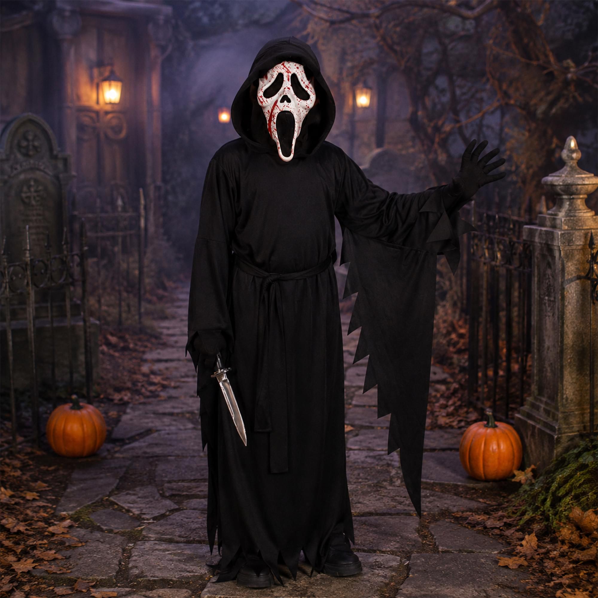 Ghost Face Splatter Child Costume