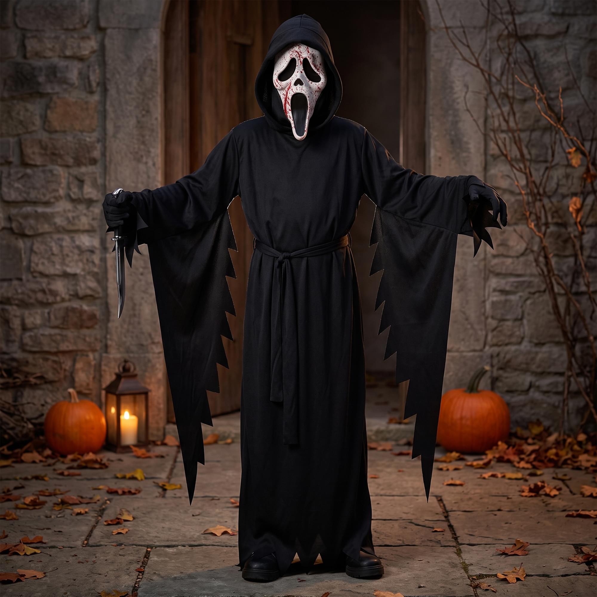 Ghost Face Splatter Child Costume