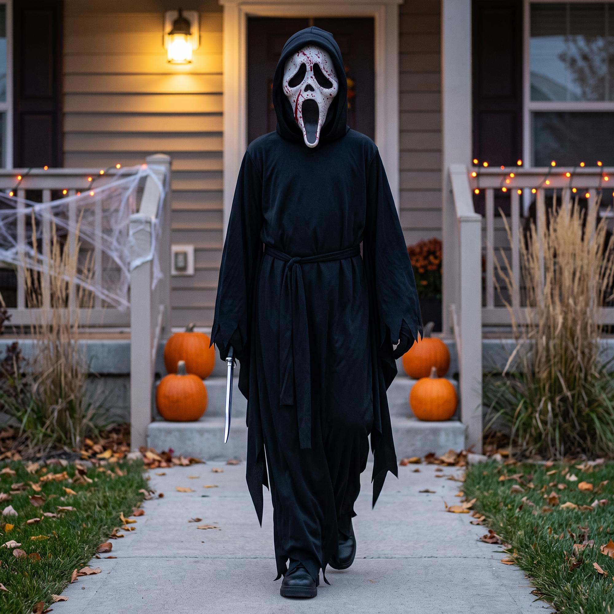 Ghost Face Splatter Child Costume
