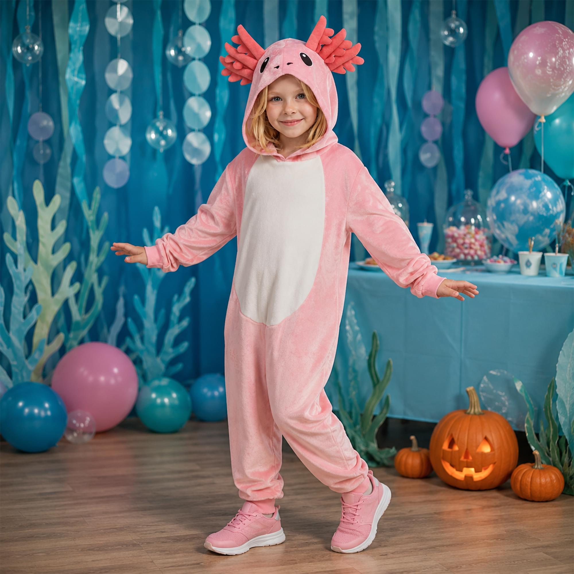 Axolotl E-Z  Child Costume | Large