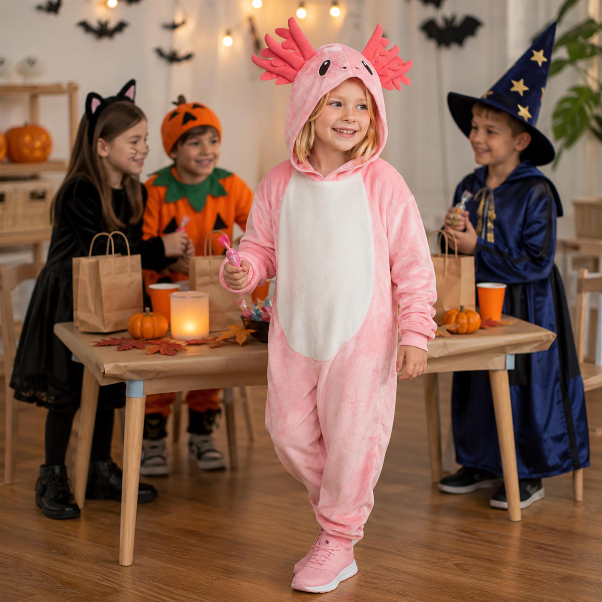 Axolotl E-Z  Child Costume | Large