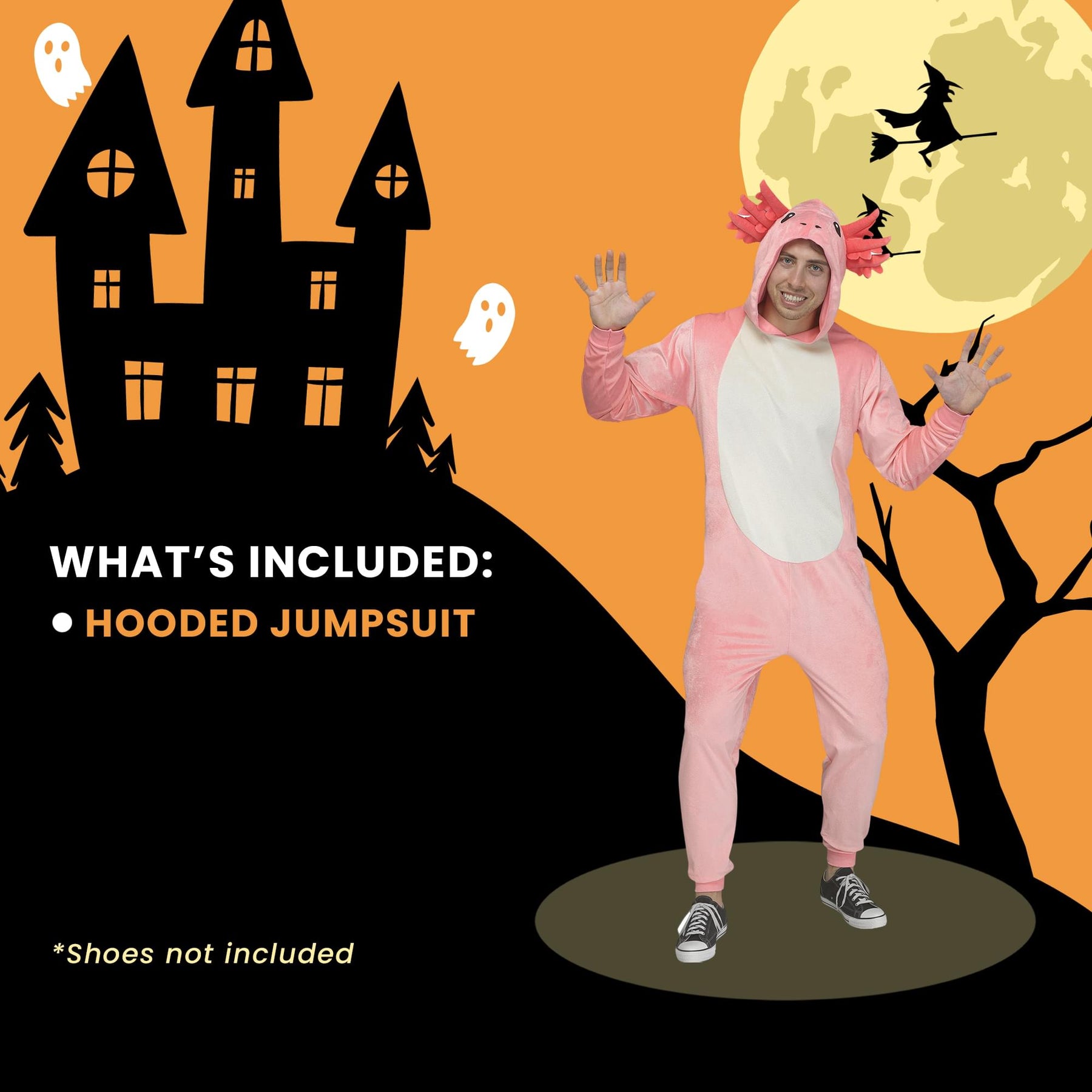 Axolotl E-Z  Adult Costume
