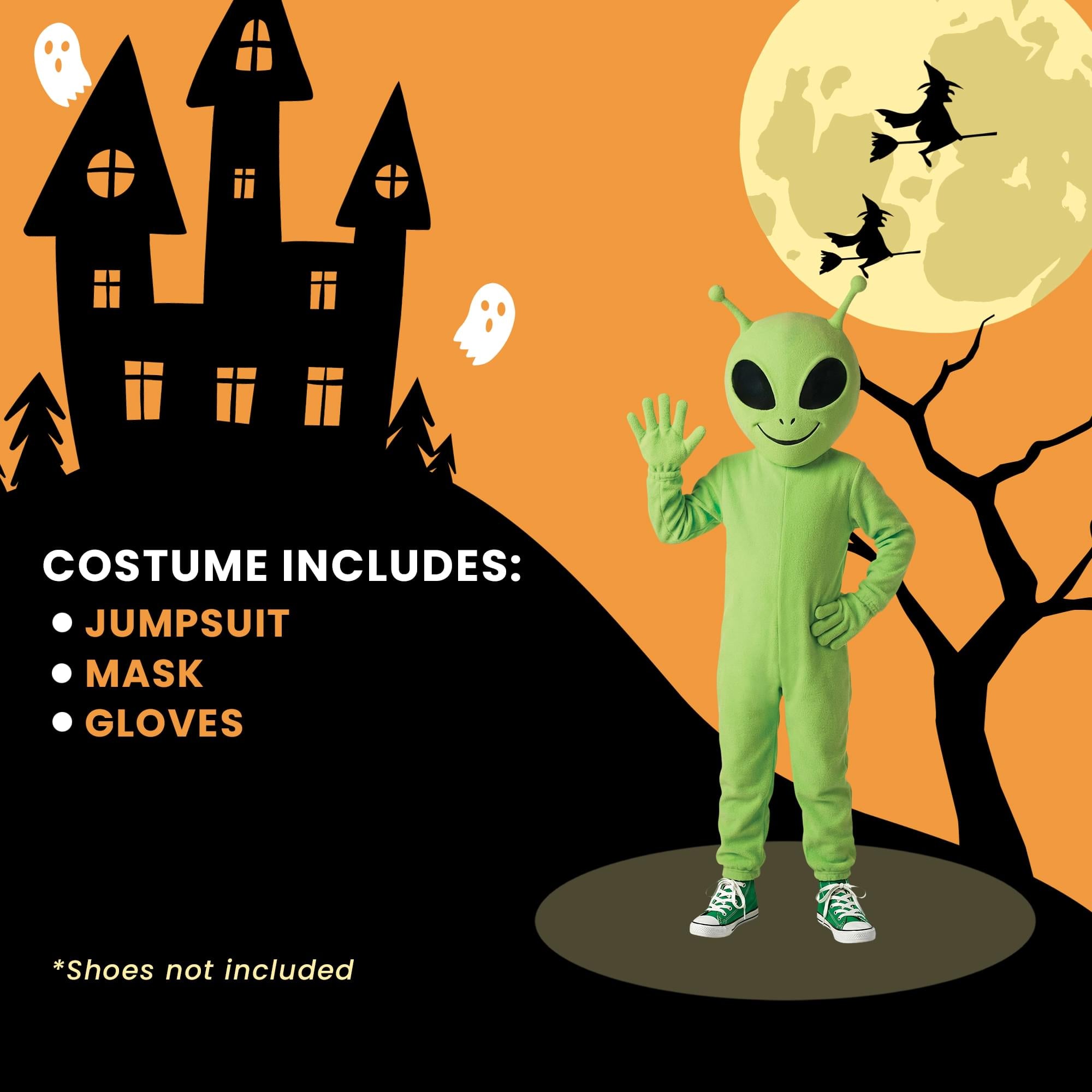 Li'l Green Man Toddler Costume