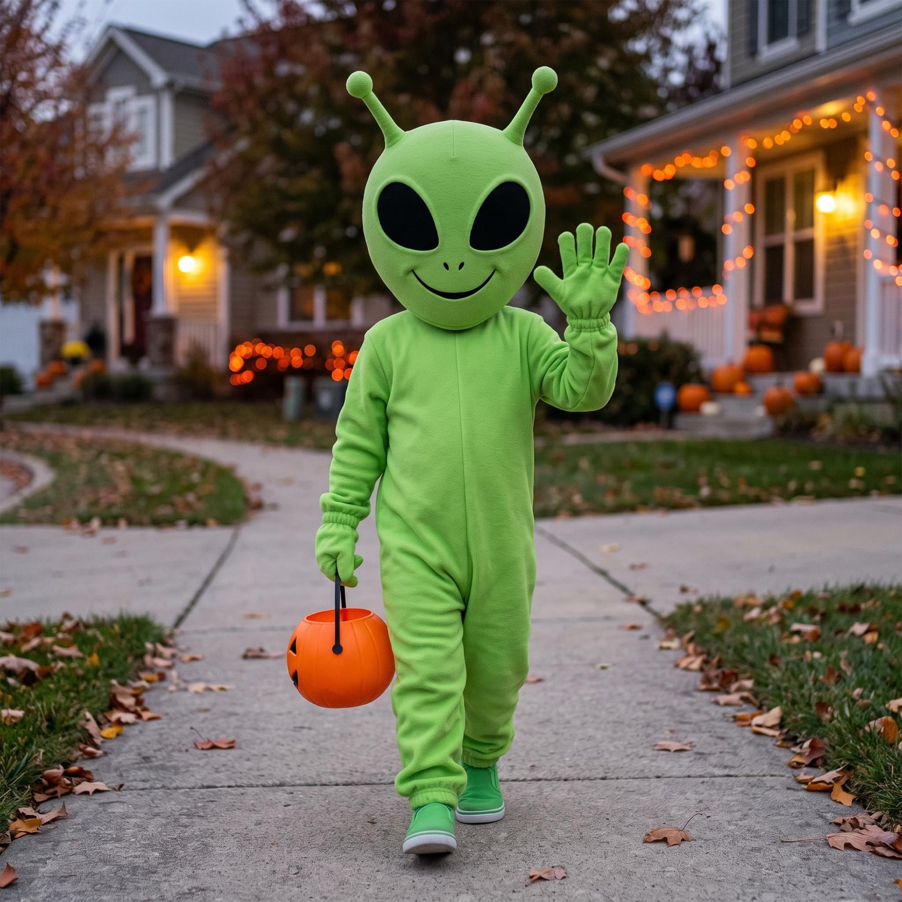 Li'l Green Man Toddler Costume