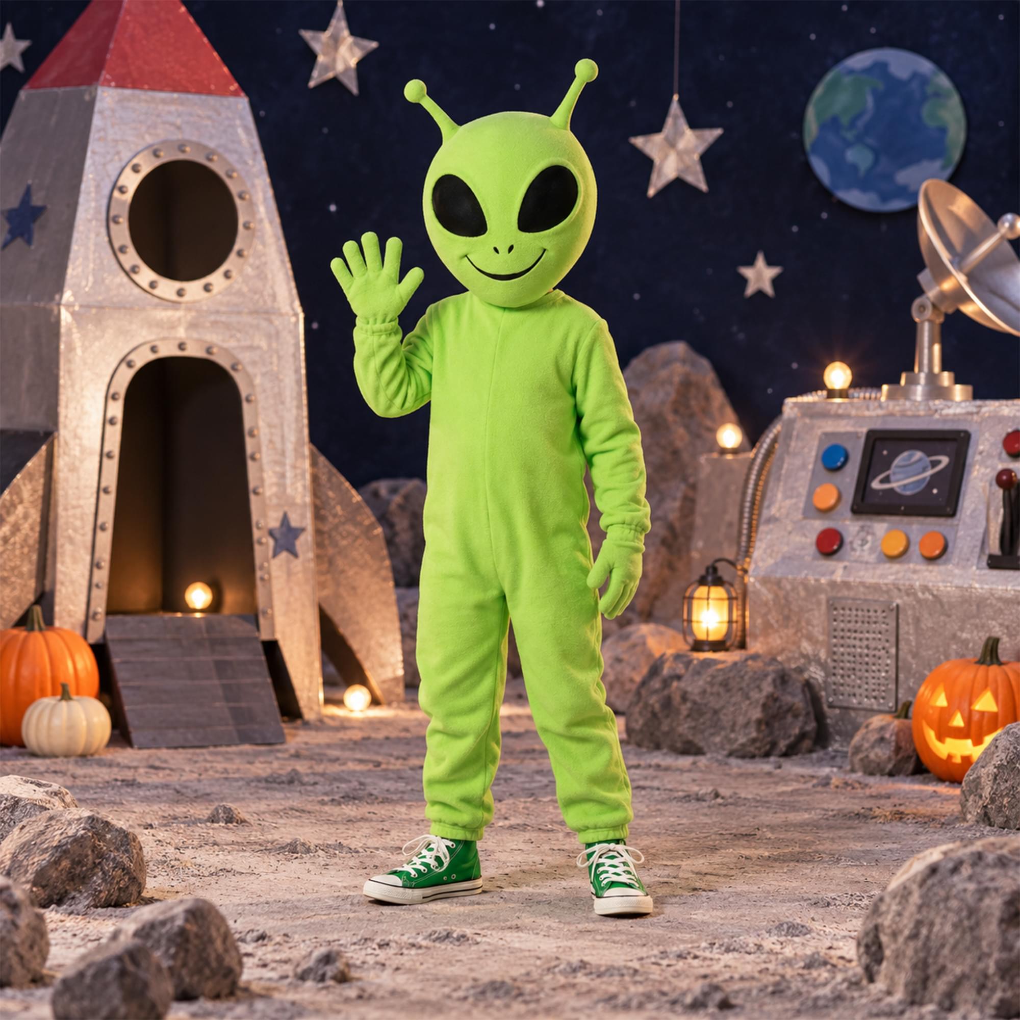 Li'l Green Man Toddler Costume