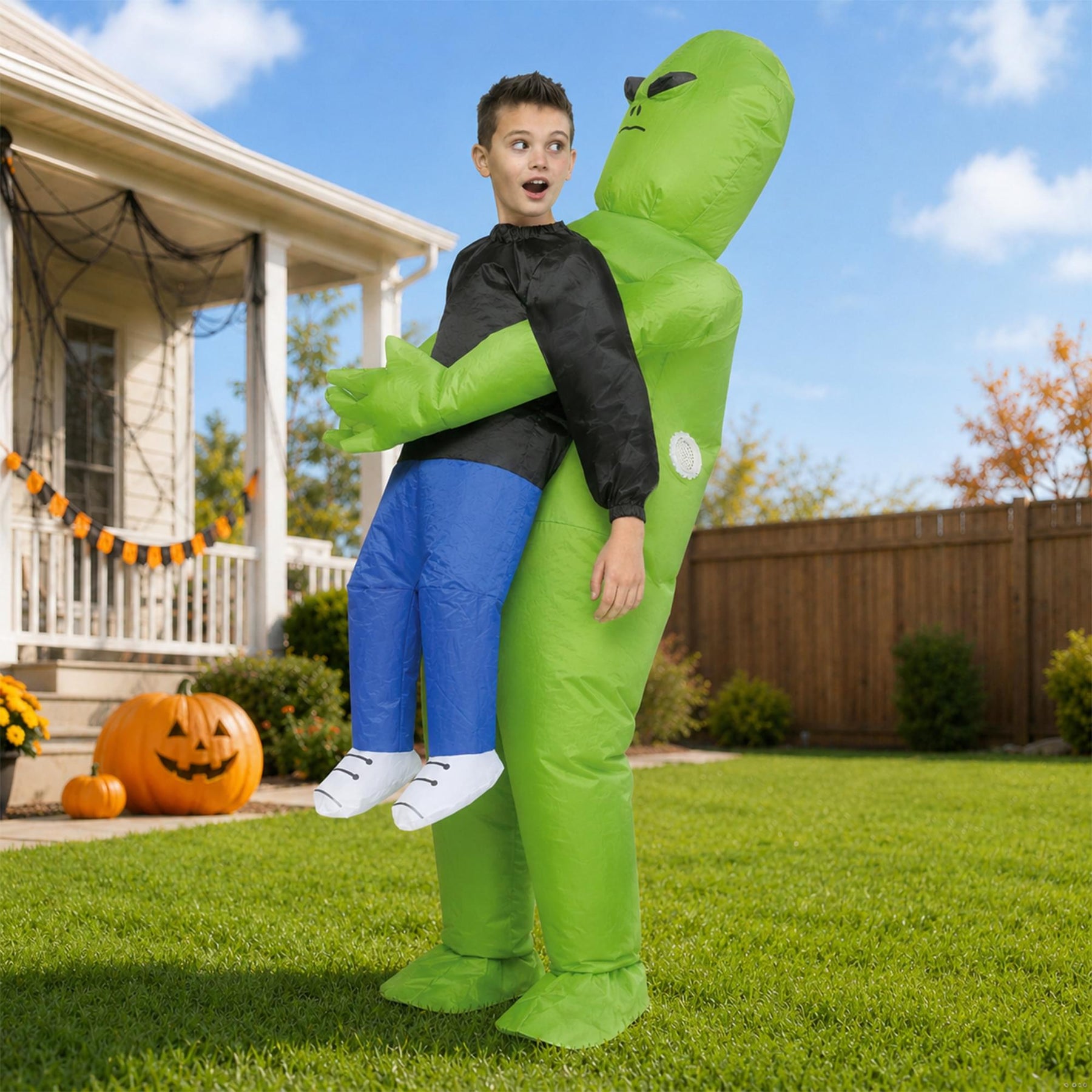 Alien Abduction Inflatable Child Costume