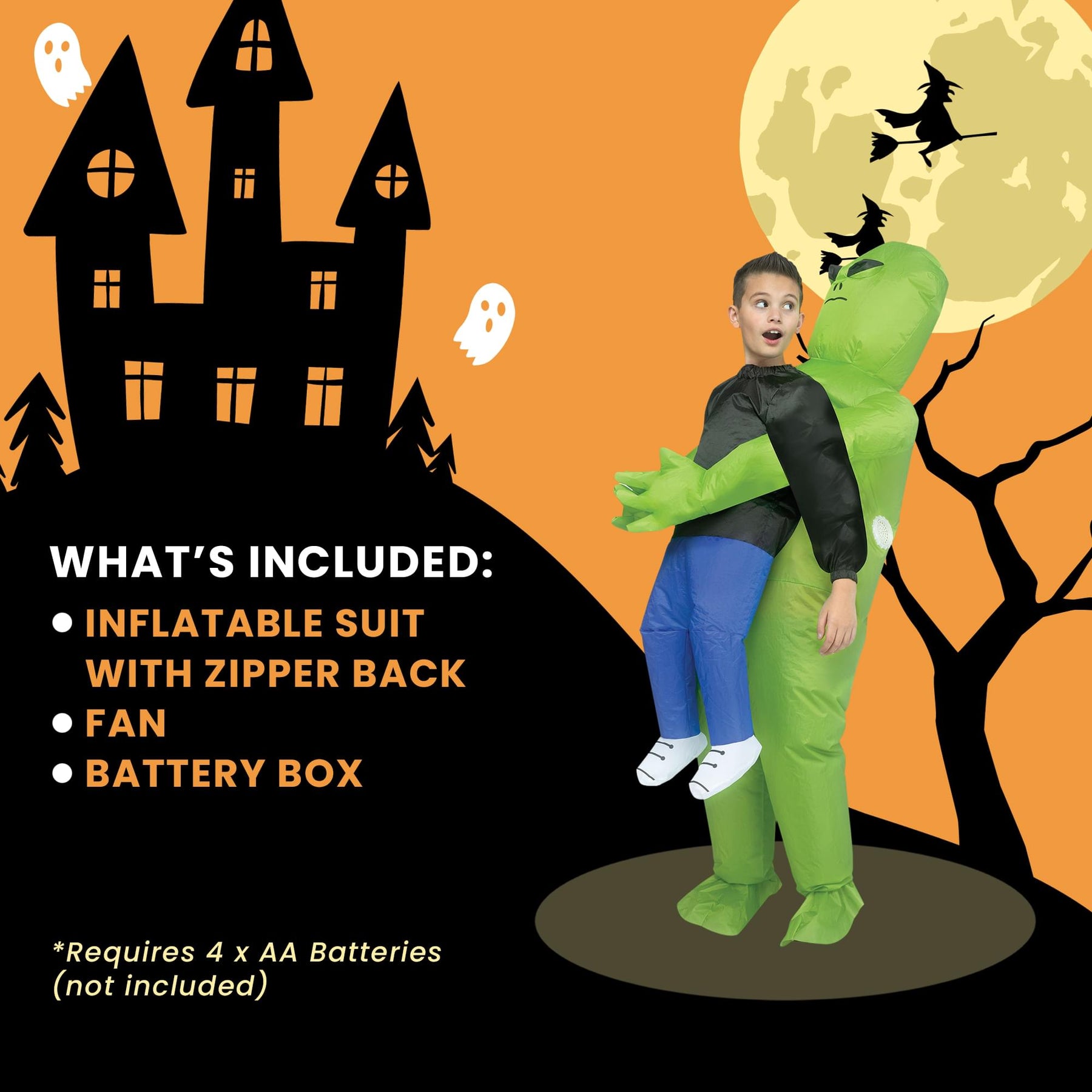 Alien Abduction Inflatable Child Costume