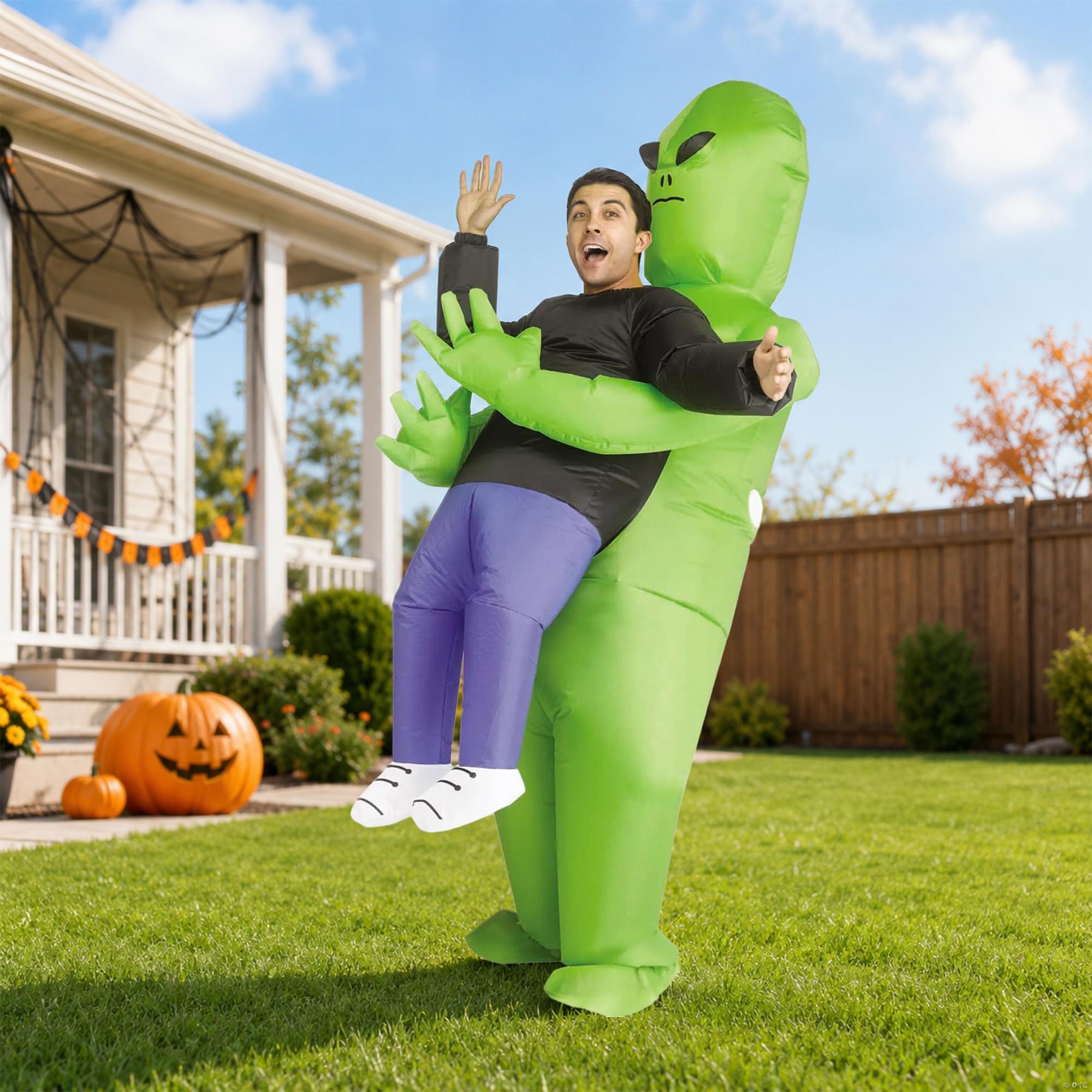 Alien Abduction Inflatable Adult Costume | One Size
