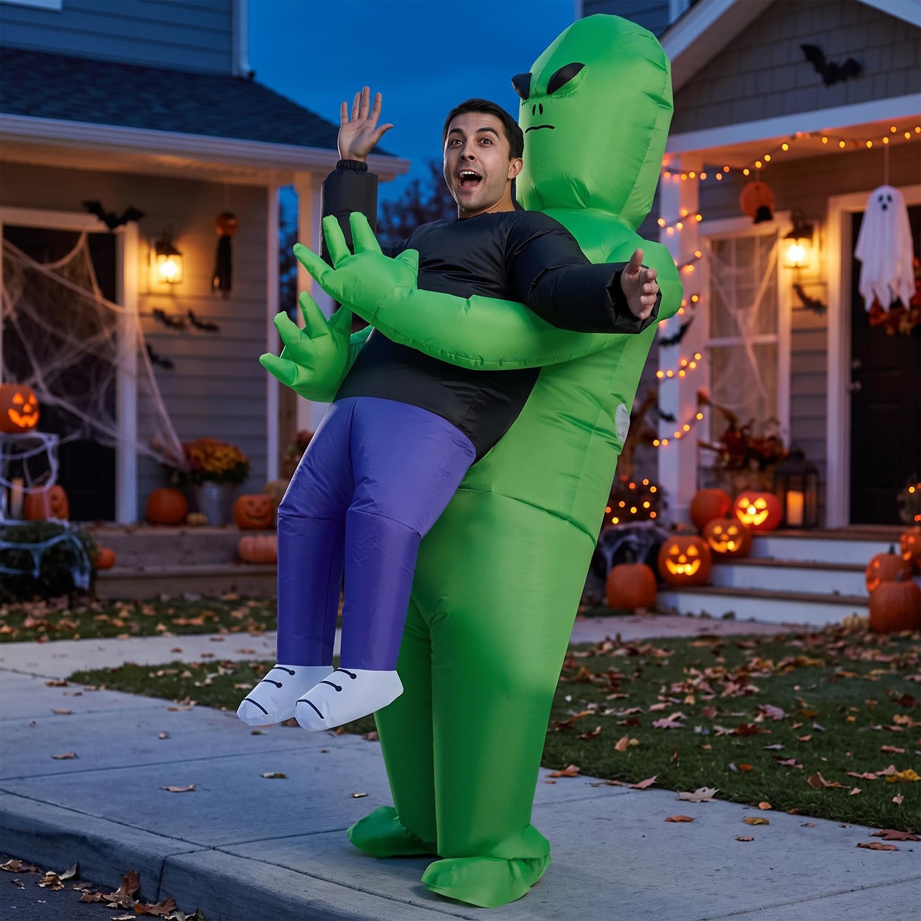 Alien Abduction Inflatable Adult Costume | One Size