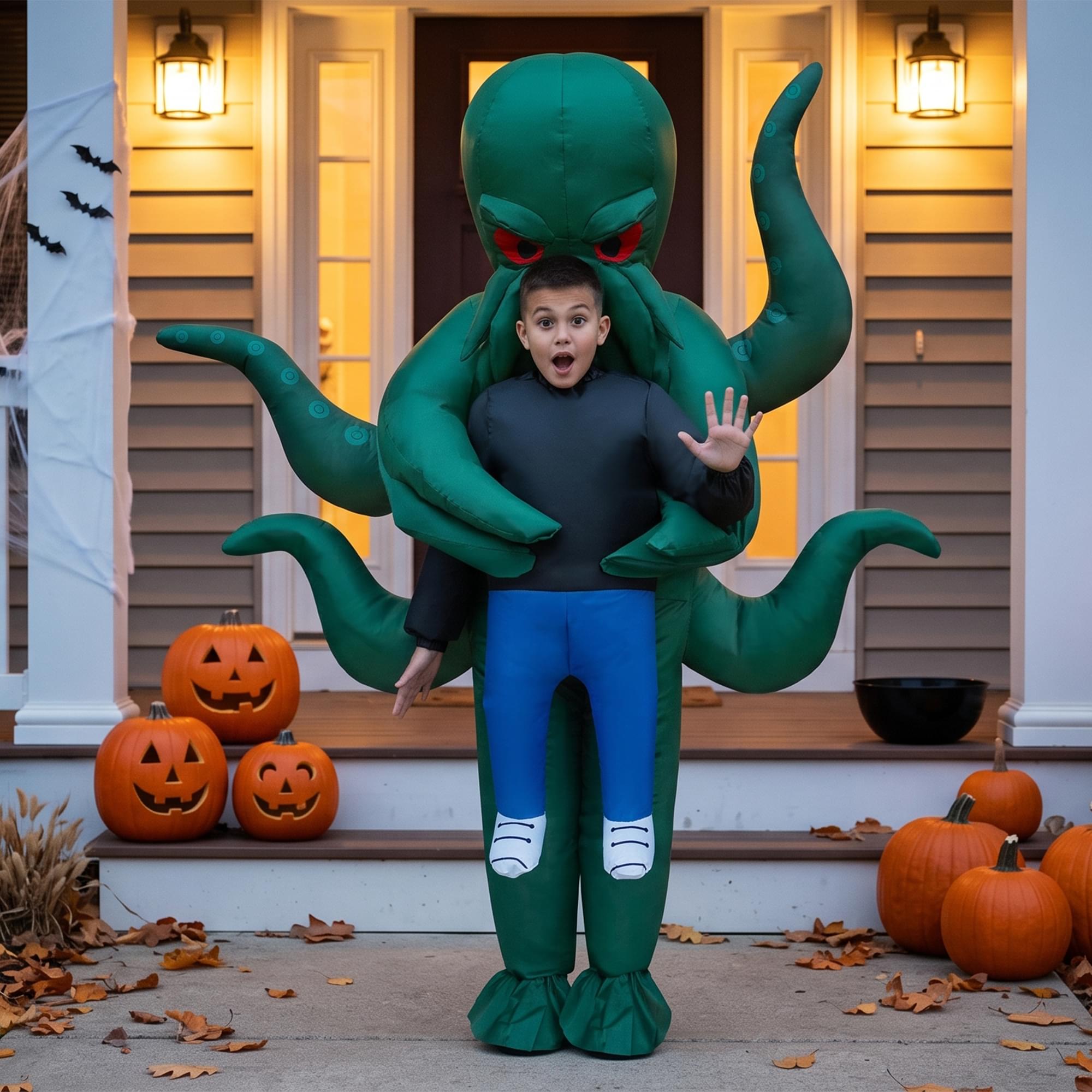 Cthulhu Abduction Inflatable Child Costume | One Size