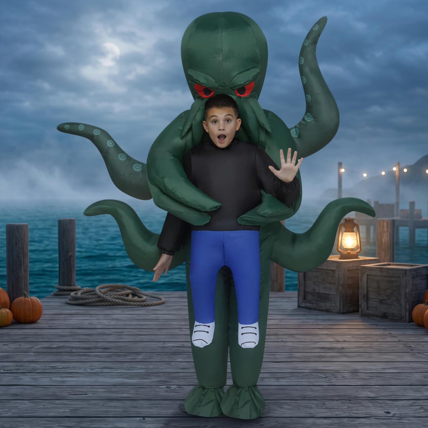 Cthulhu Abduction Inflatable Child Costume | One Size