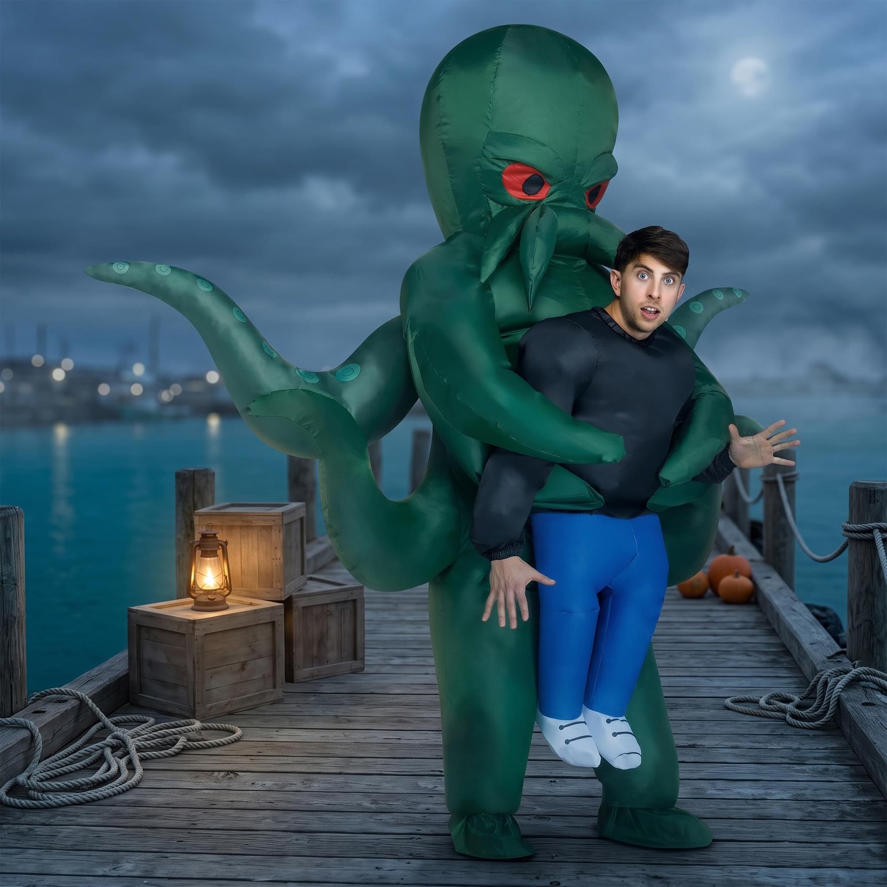 Cthulhu Abduction Inflatable Adult Costume | One Size