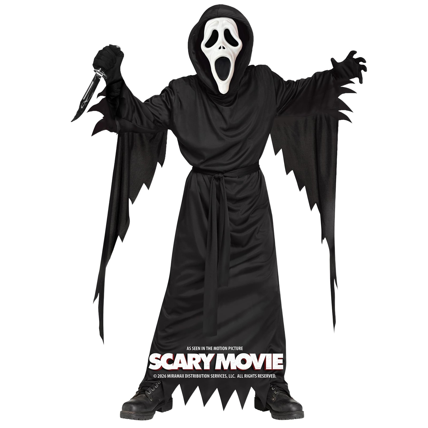 Ghost Face Scary Movie 6 Child Costume