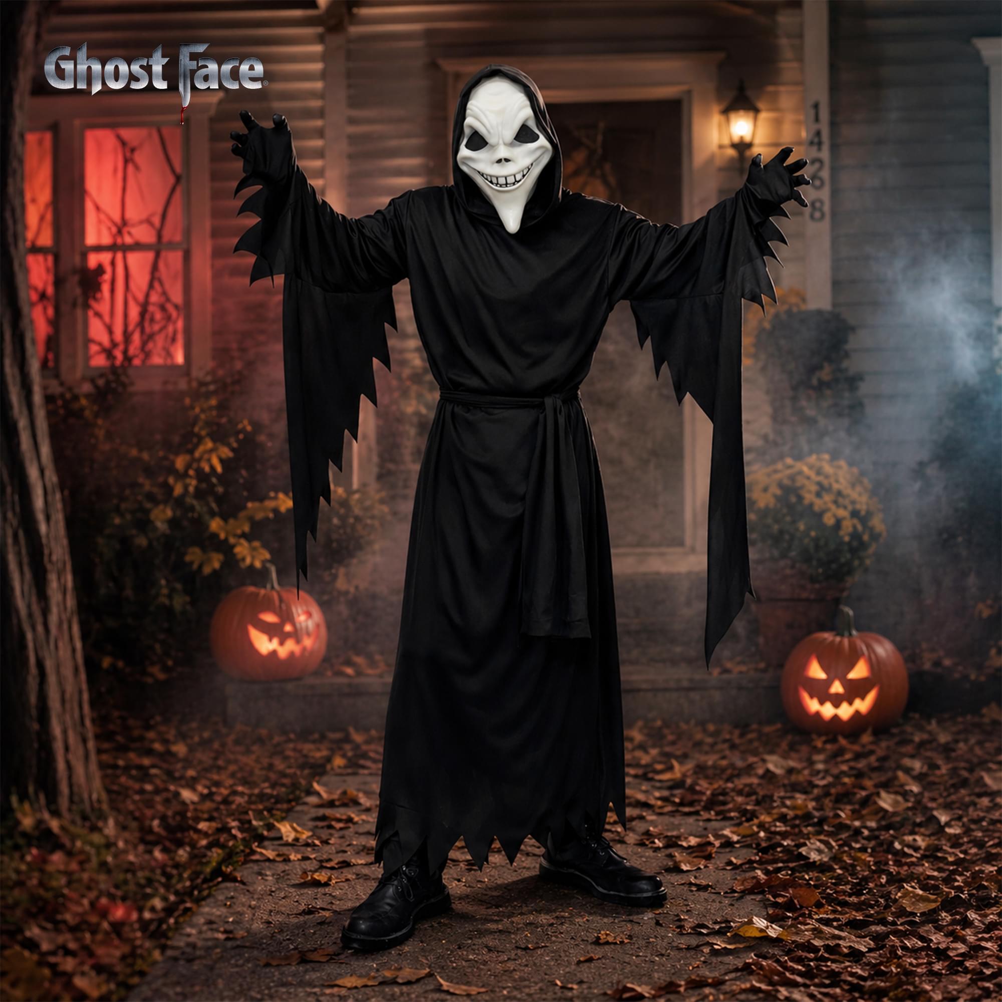 Scary Movie 6 Ghost Face Grinny Adult Costume | One Size Fits Most