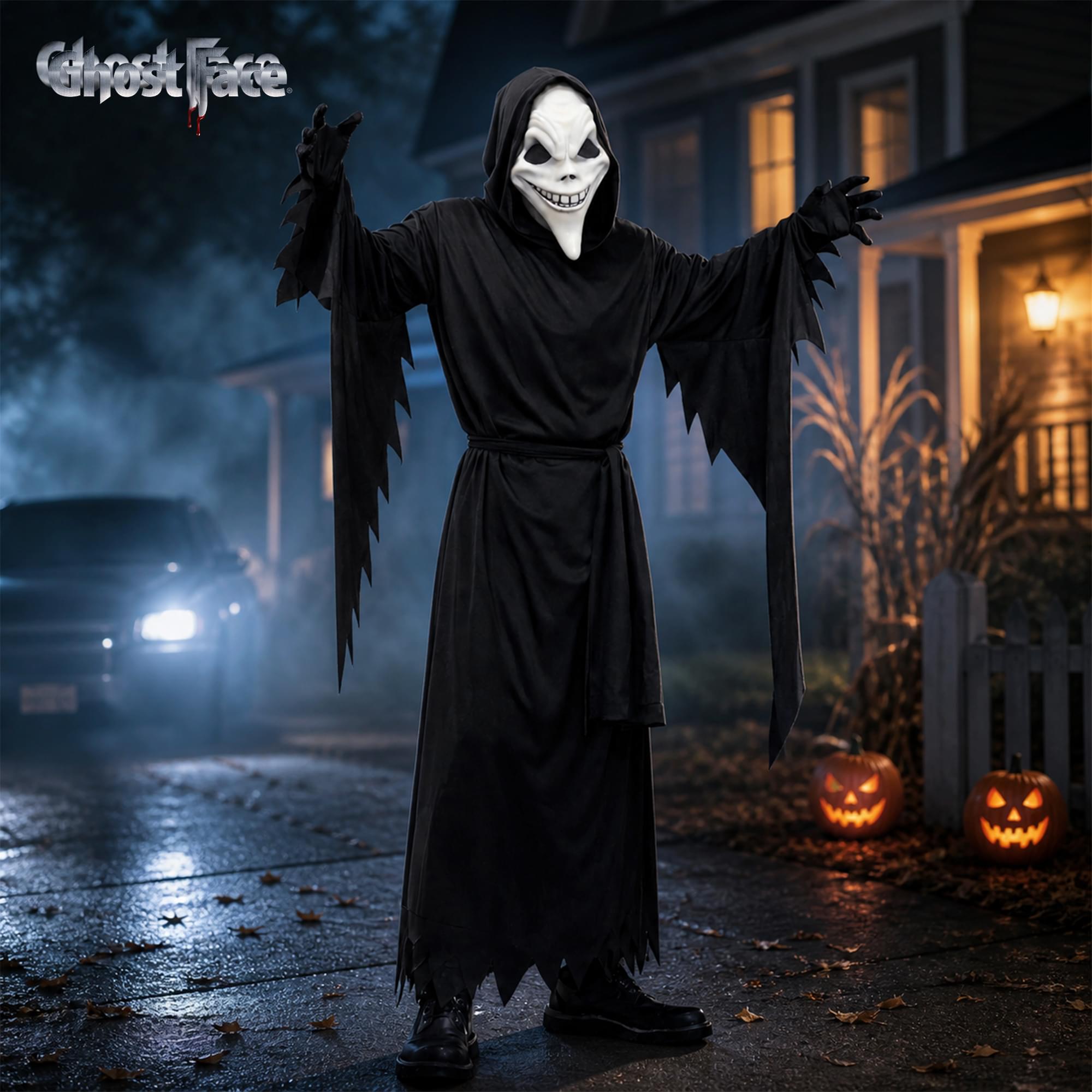 Scary Movie 6 Ghost Face Grinny Adult Costume | One Size Fits Most