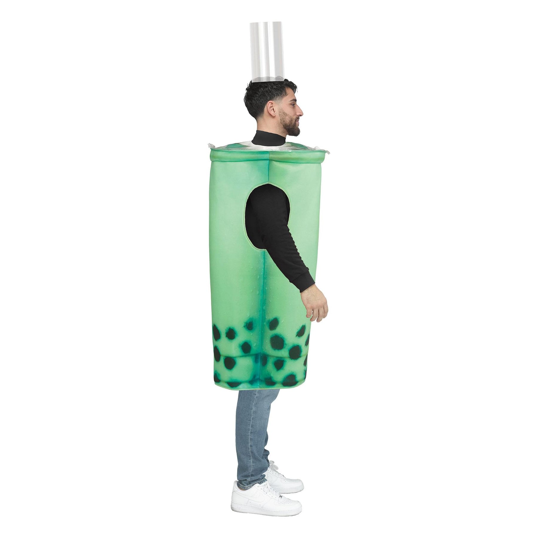 Green Bubble Tea Adult Costume | One Size Fits Most