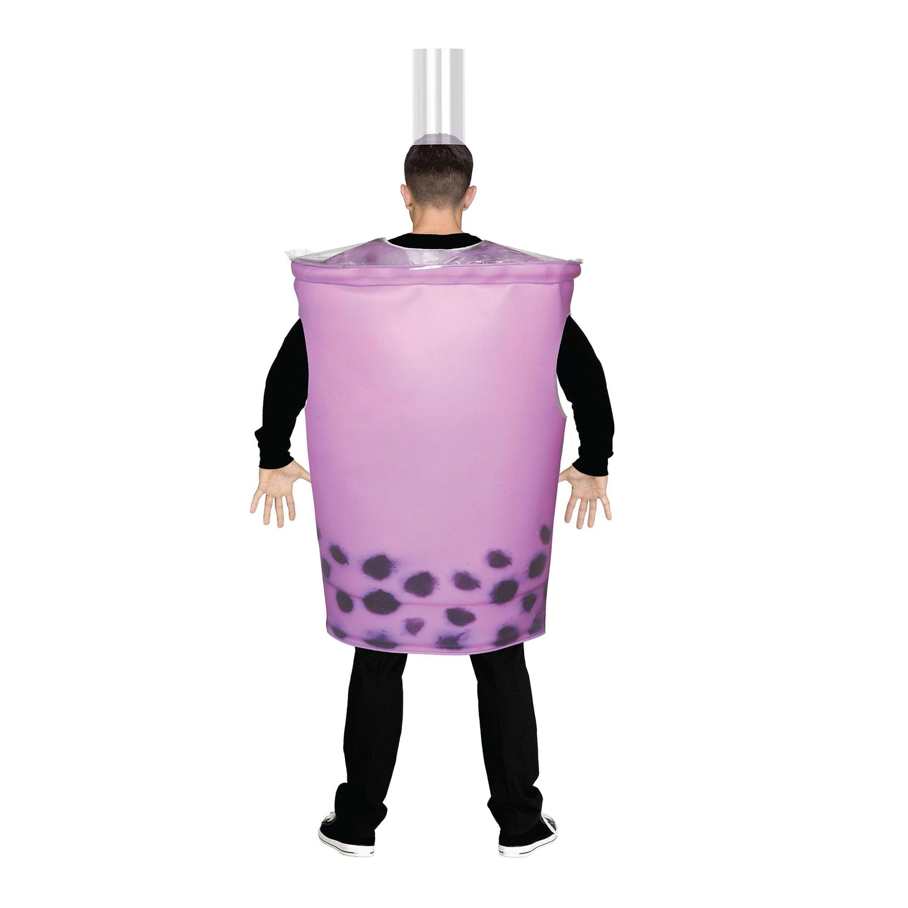 Purple Bubble Tea Adult Costume | One Size Fits Most