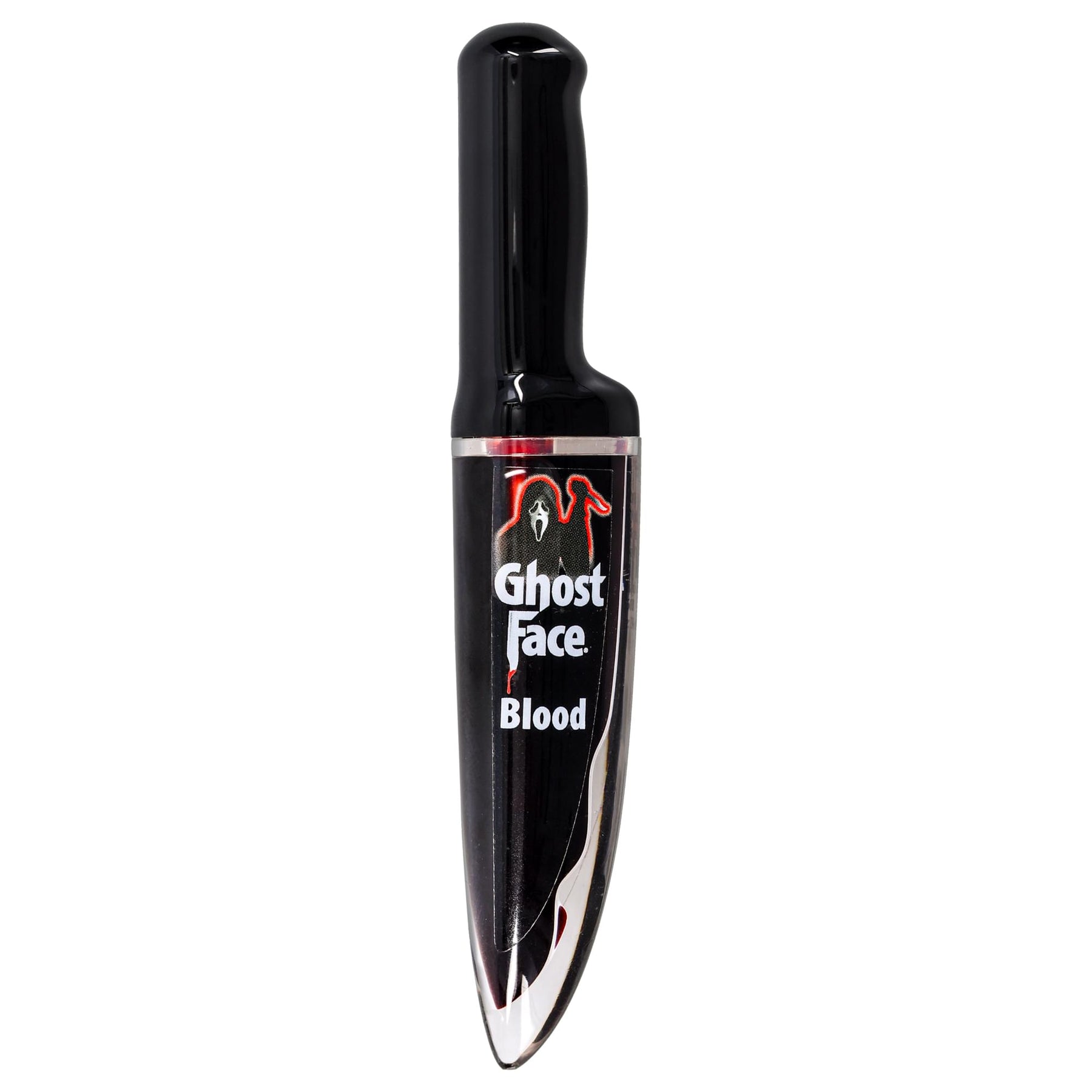 Ghost Face Costume Knife With Liquid Theatrical Blood