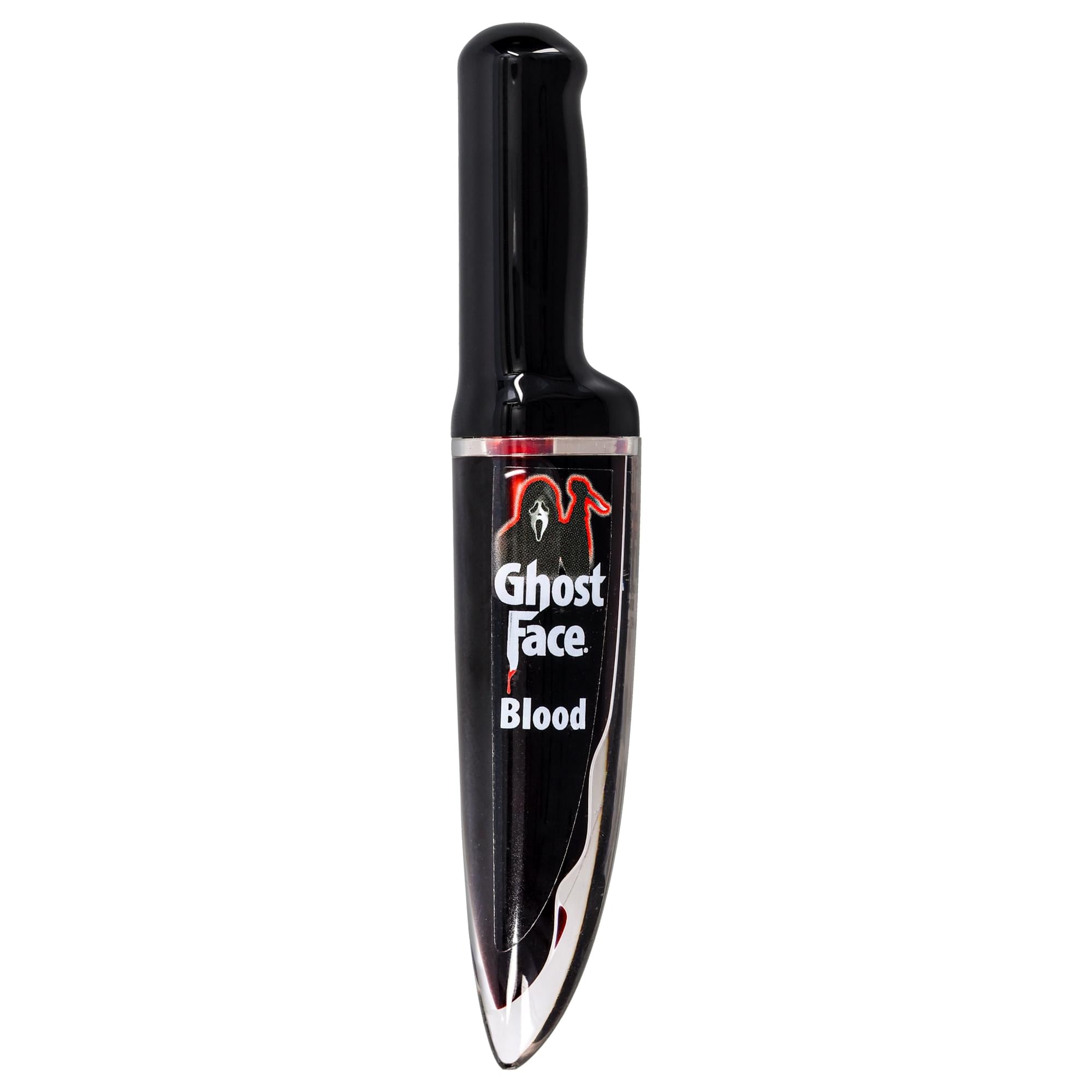 Ghost Face Costume Knife With Liquid Theatrical Blood