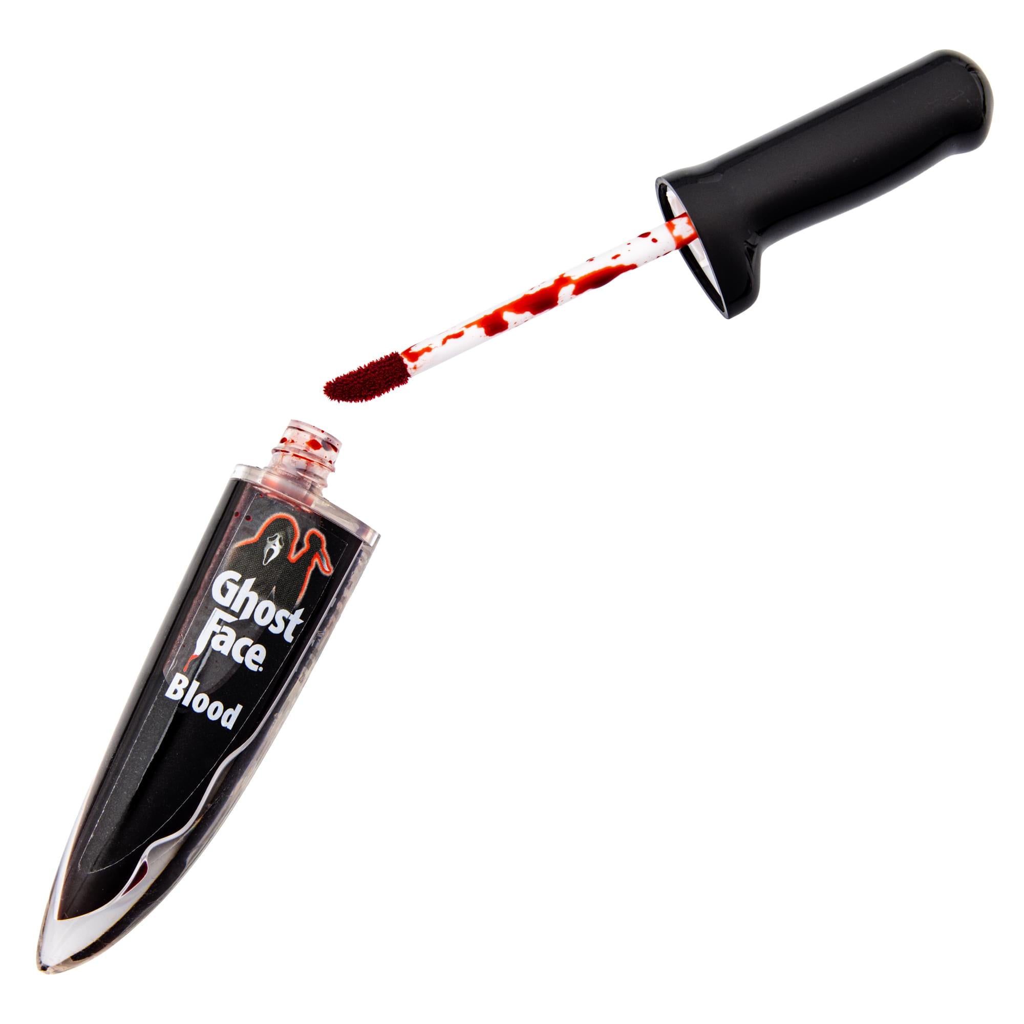 Ghost Face Costume Knife With Liquid Theatrical Blood