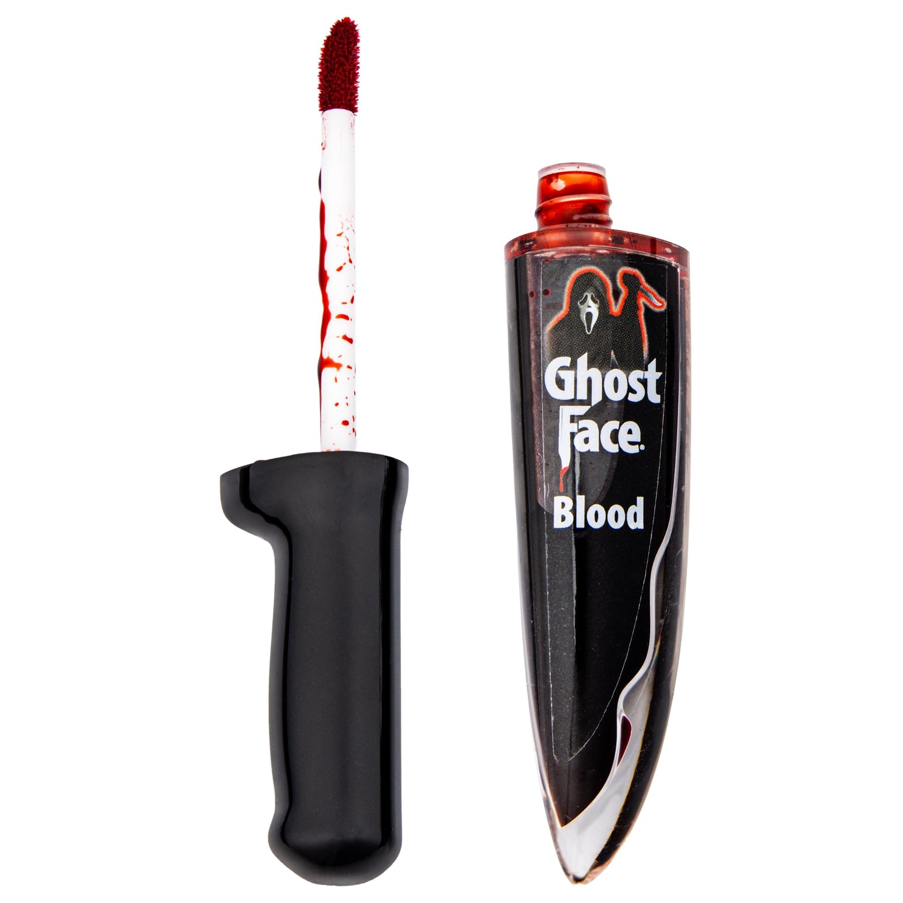 Ghost Face Costume Knife With Liquid Theatrical Blood