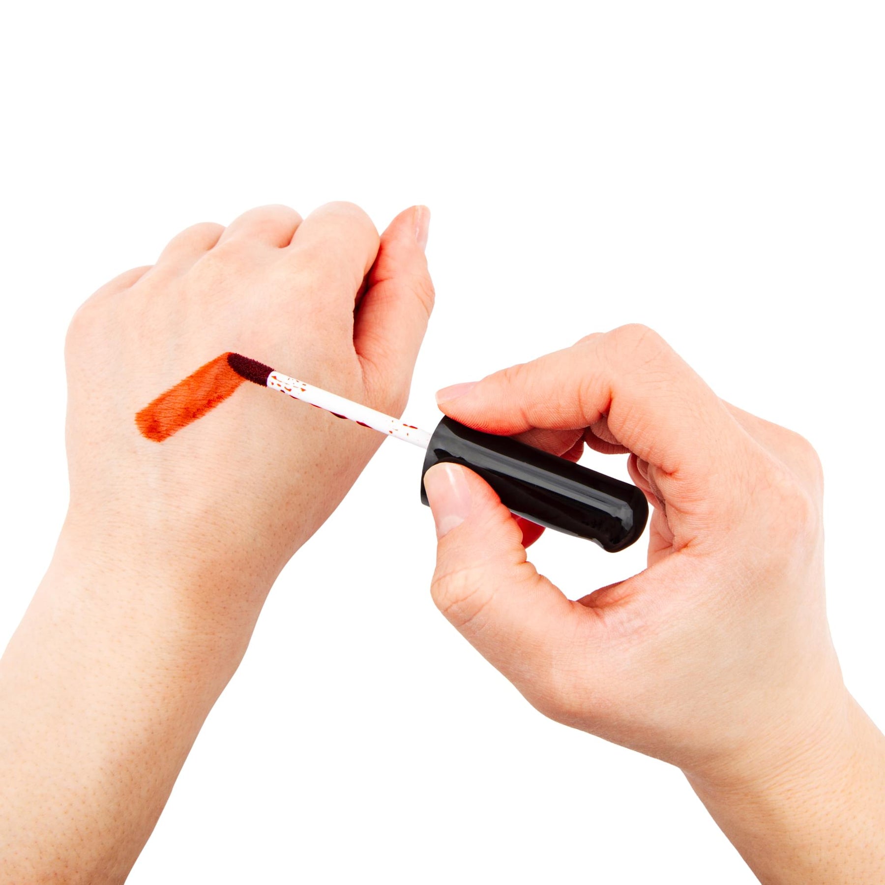 Ghost Face Costume Knife With Liquid Theatrical Blood