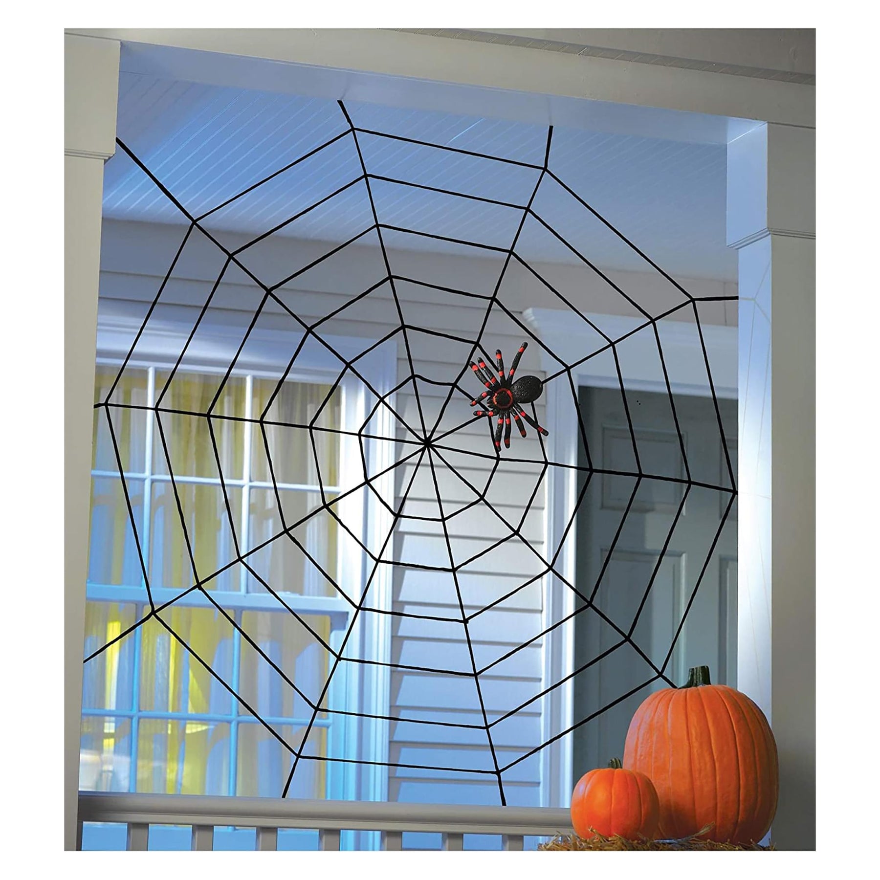 5 Foot Rope Spider Web Halloween Decoration