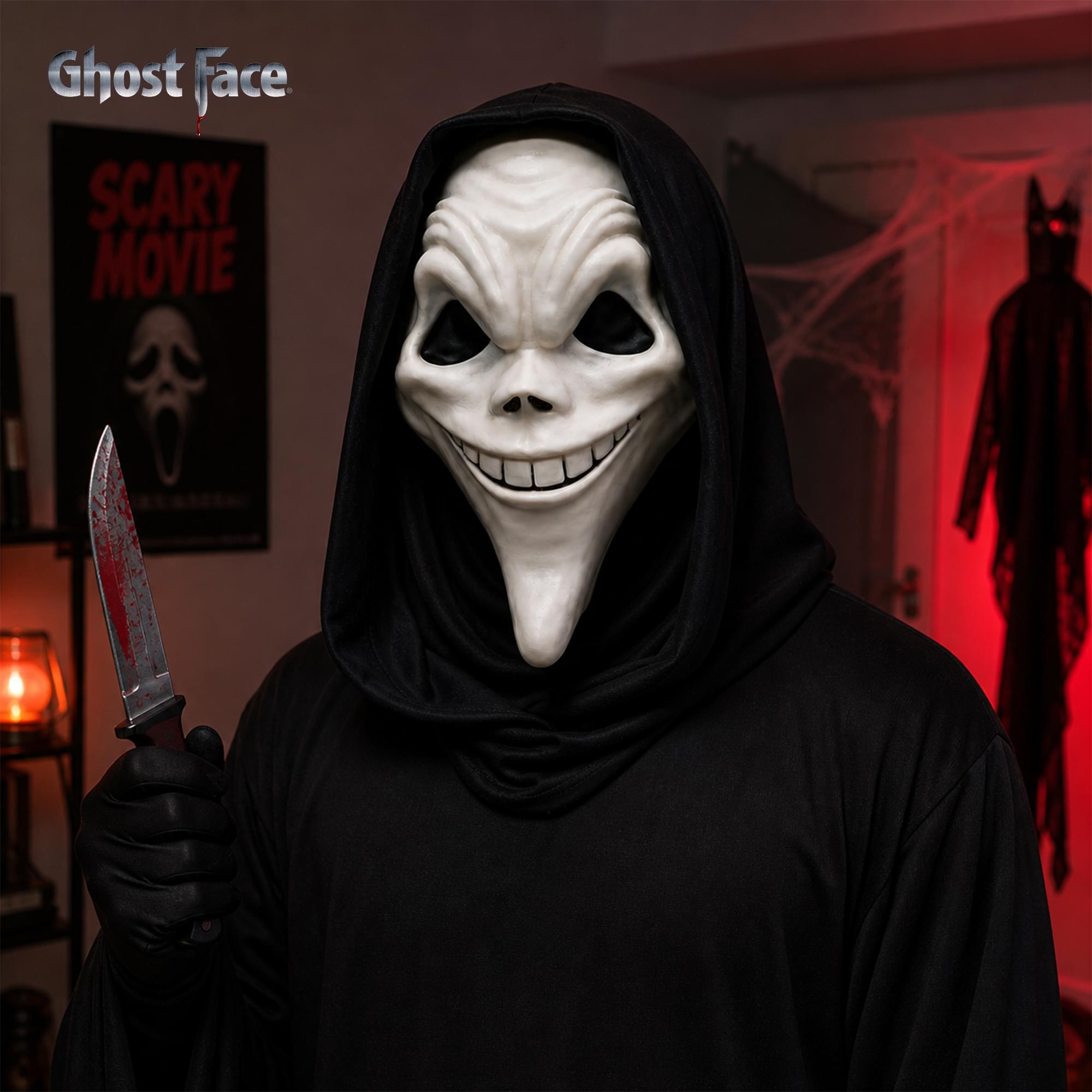 Scary Movie 6 Ghost Face Grinny Adult Costume Mask