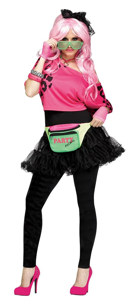 80's Party Animal Fanny Pack Costume Accessory
