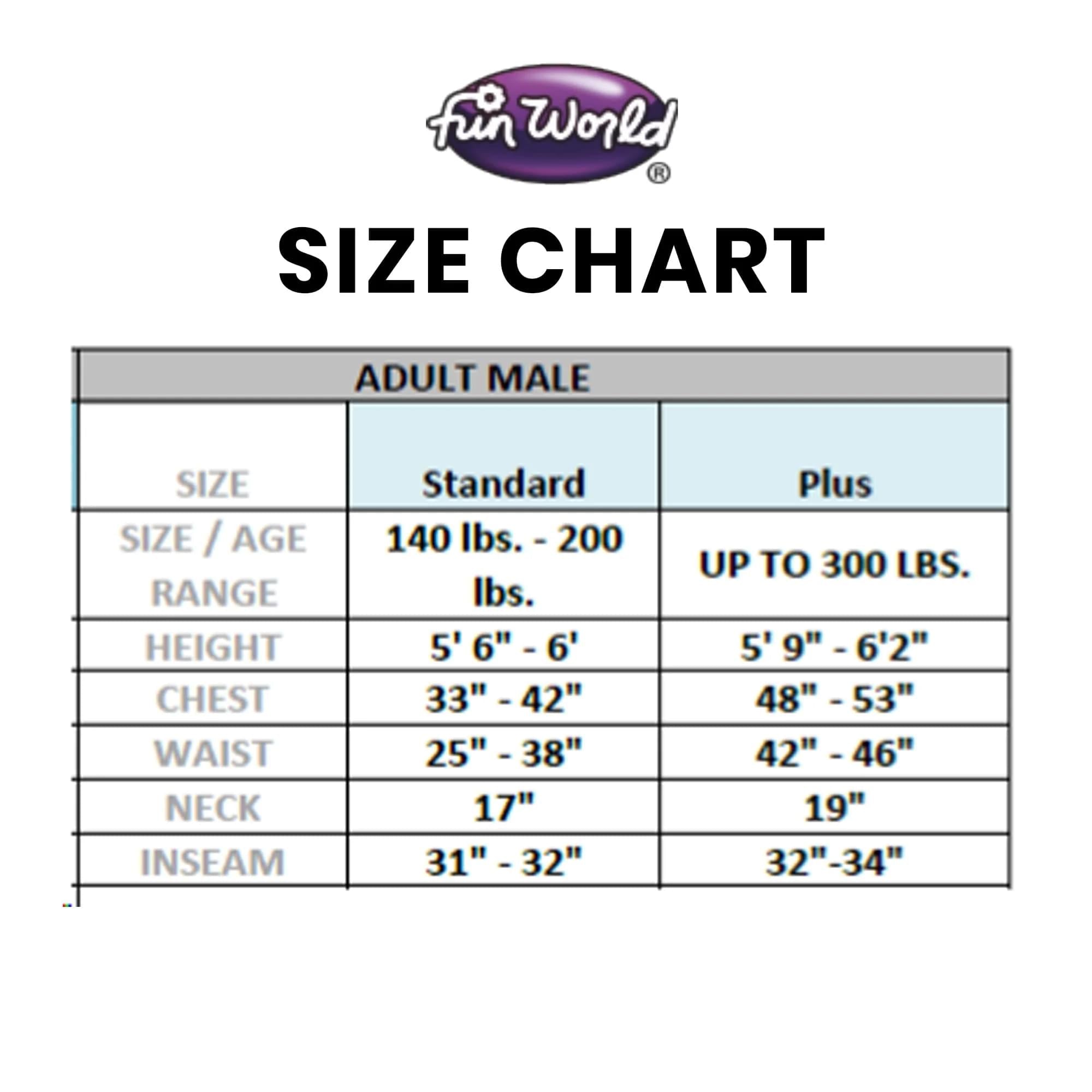 Straight Jacket Adult Costume | One Size Fits Most