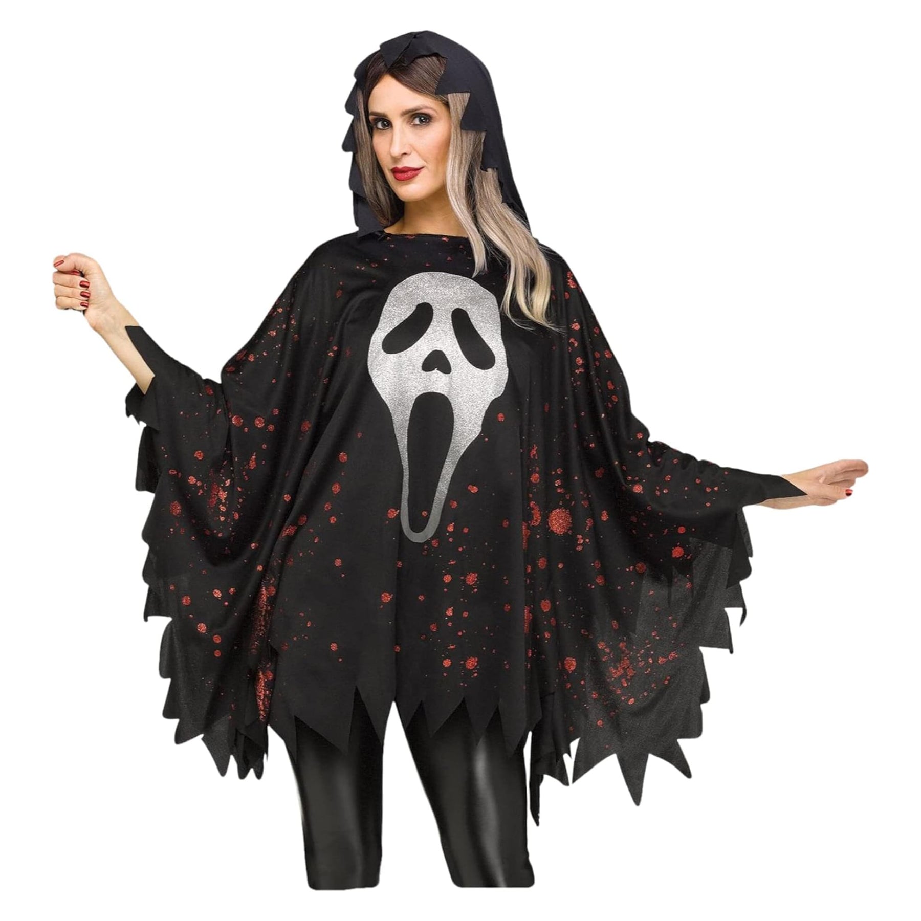 Ghost Face Adult Costume Poncho
