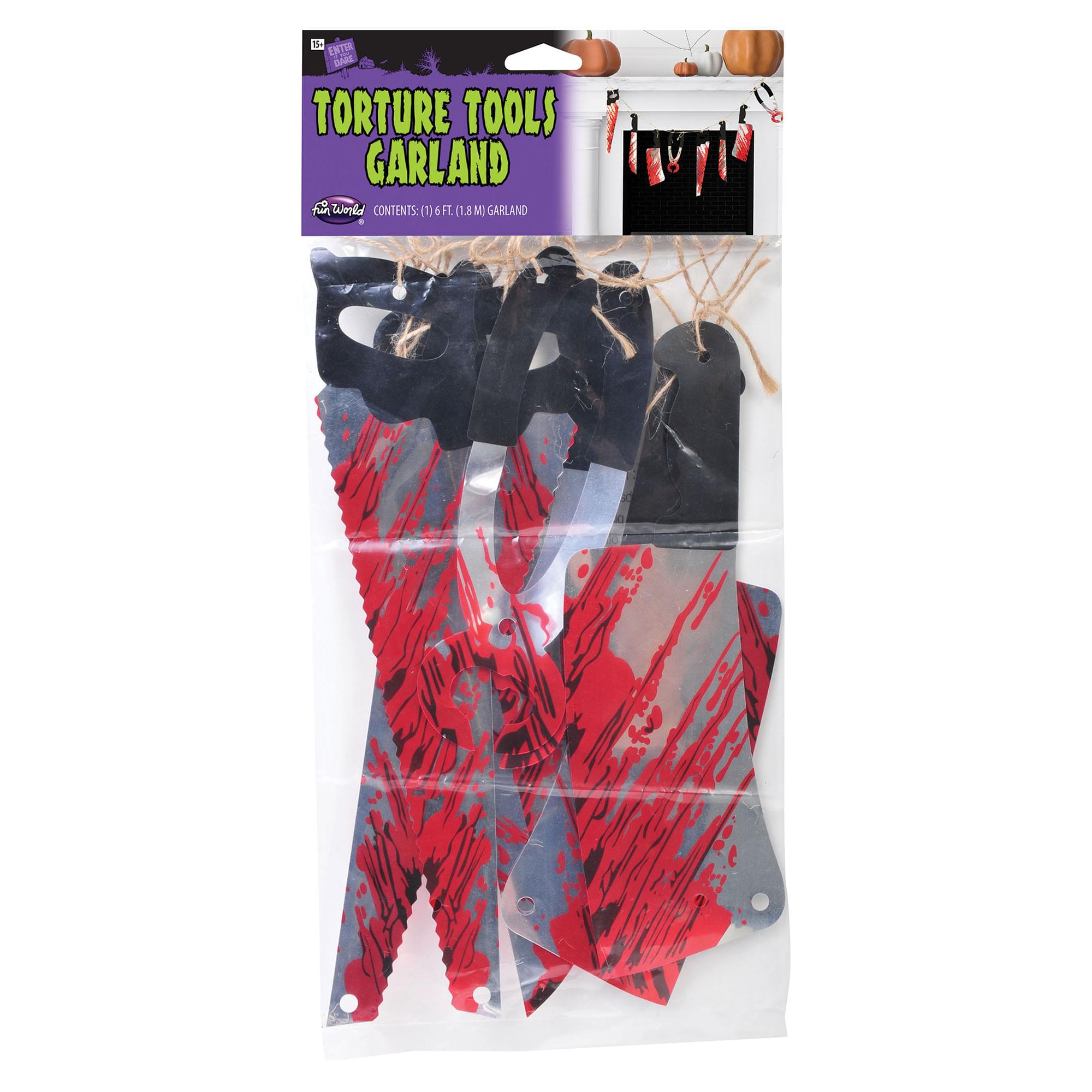 Torture Tools 6 Foot Halloween Garland