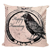 Raven 18 Inch Halloween Pillow Cover