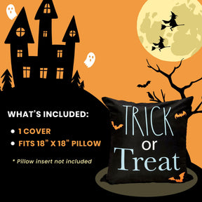 Trick Or Treat 18 Inch Halloween Pillow Cover