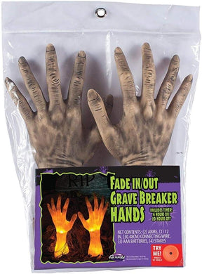 Fade In/Out Grave Breaker Hands Halloween Decor