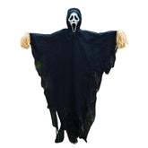 Ghost Face 5 Foot Scarecrow Halloween Decor