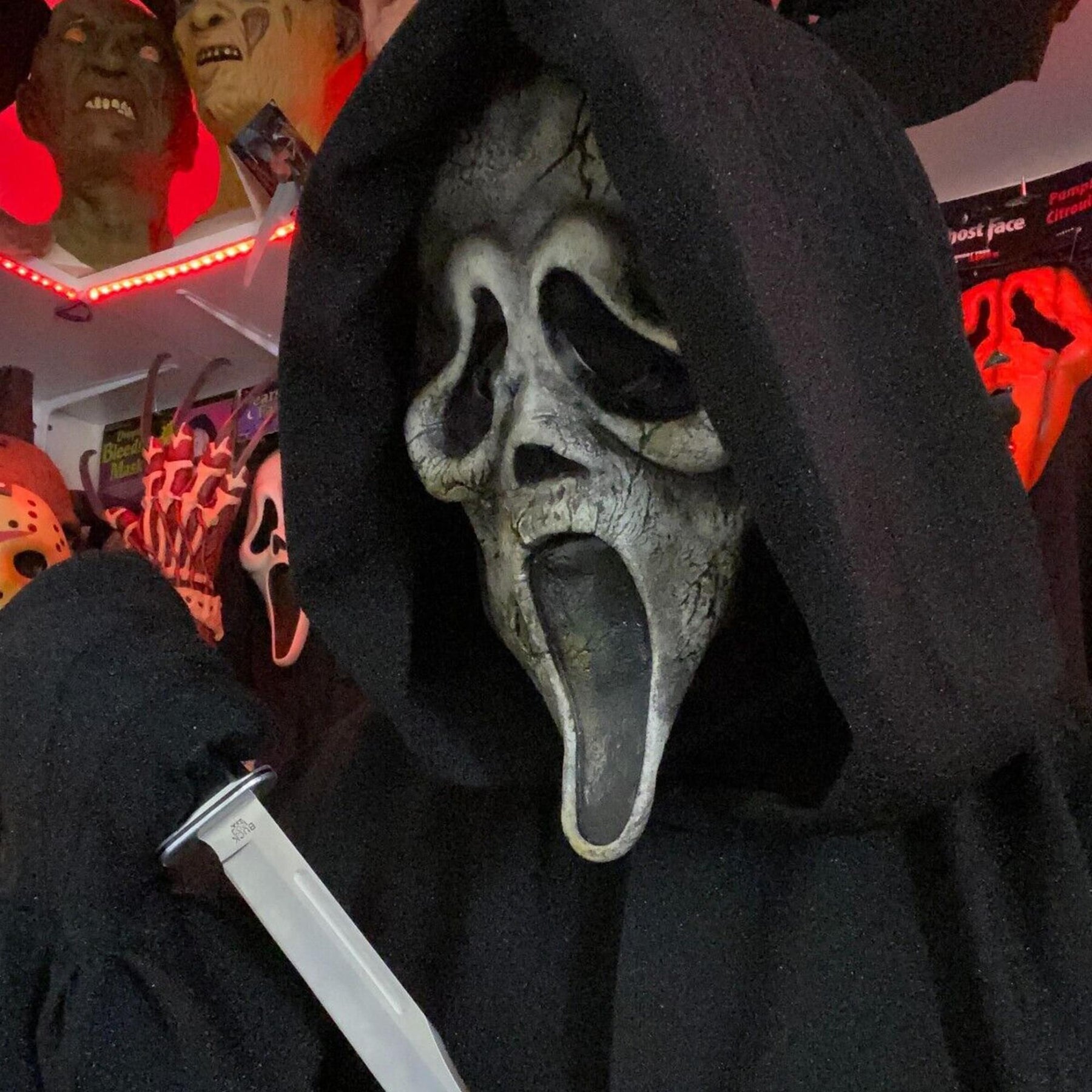 Ghost Face Zombie Costume Mask