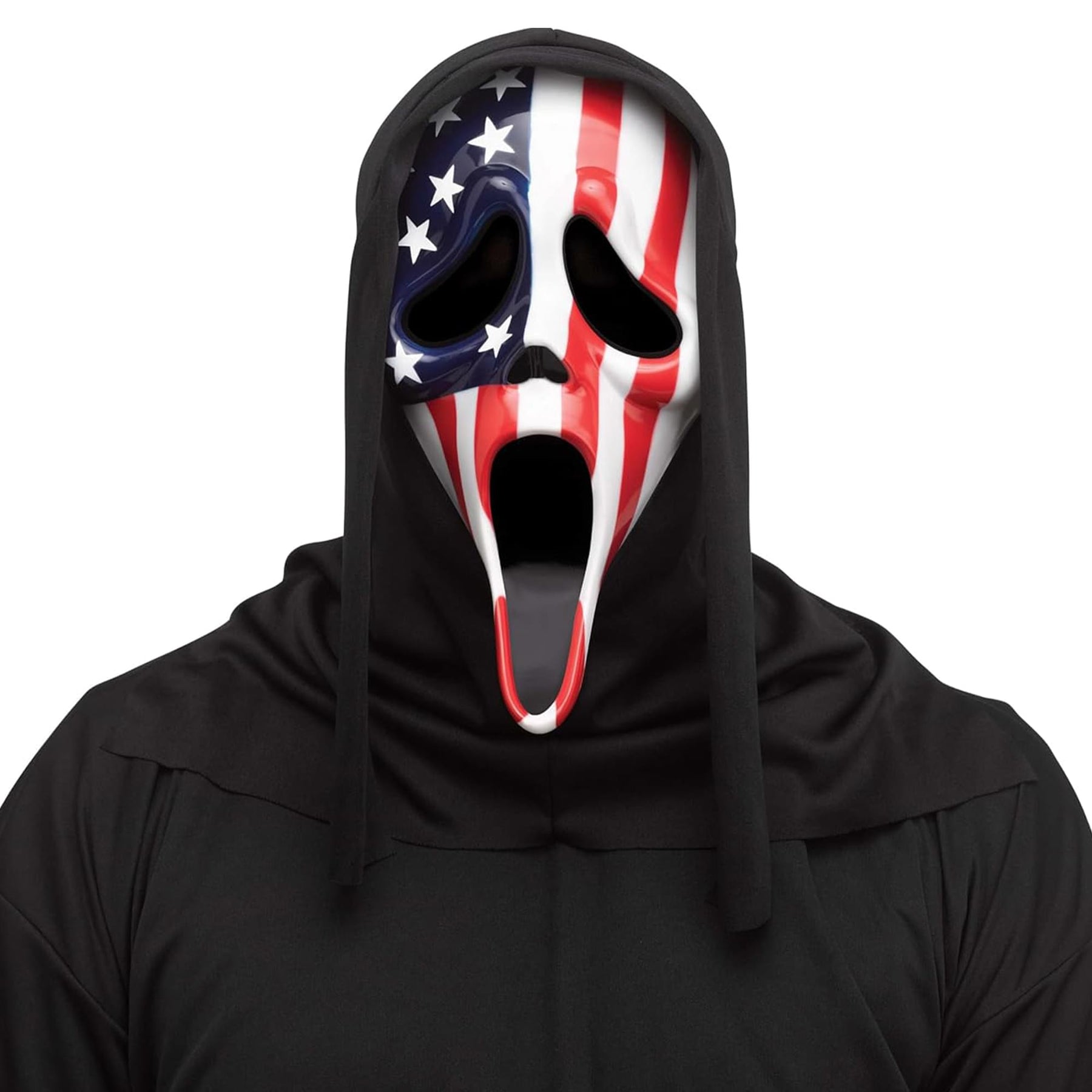 Ghost Face Patriotic Costume Mask