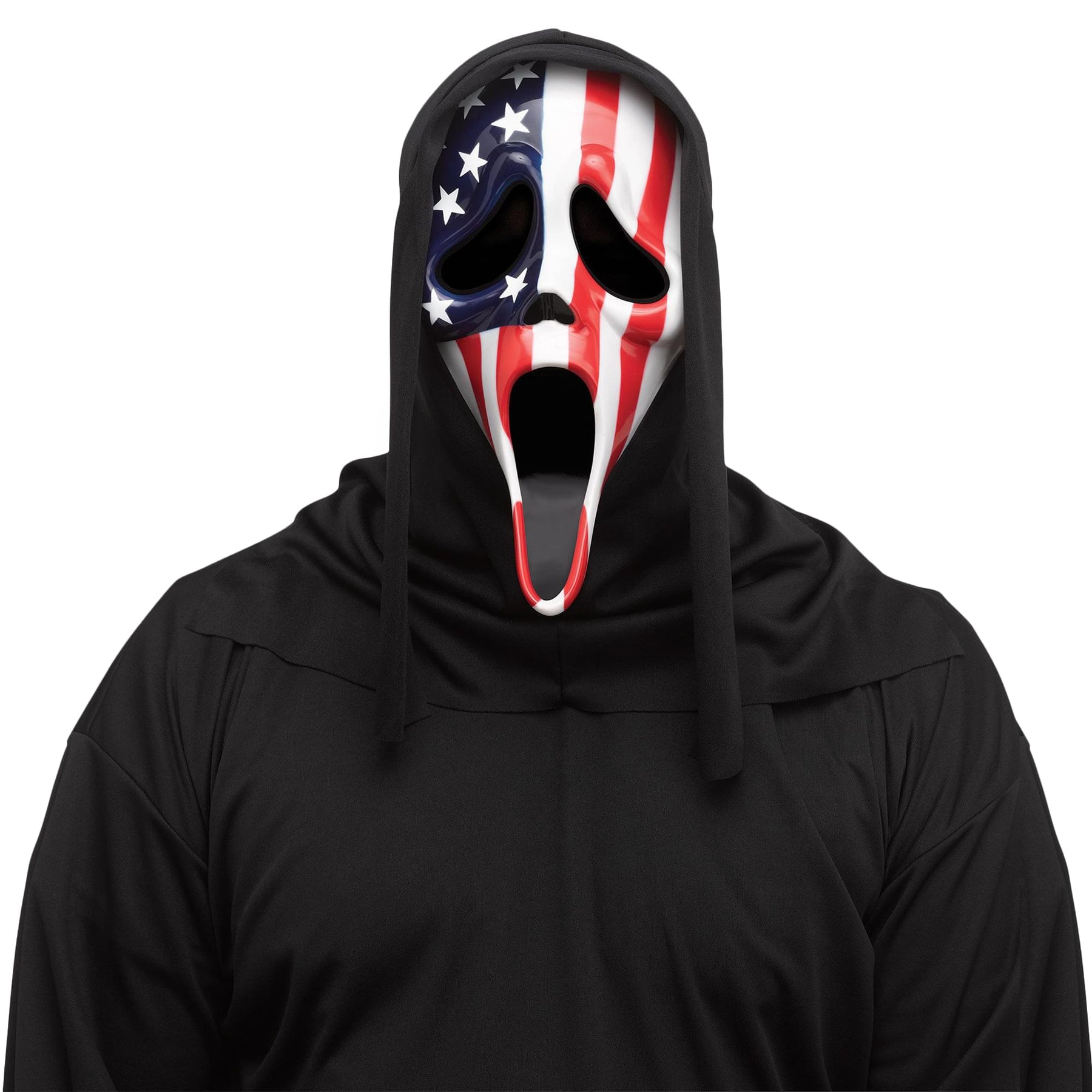 Ghost Face Patriotic Costume Mask