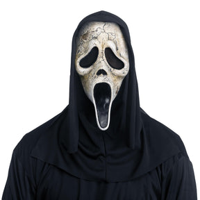 Ghost Face Aged Costume Mask