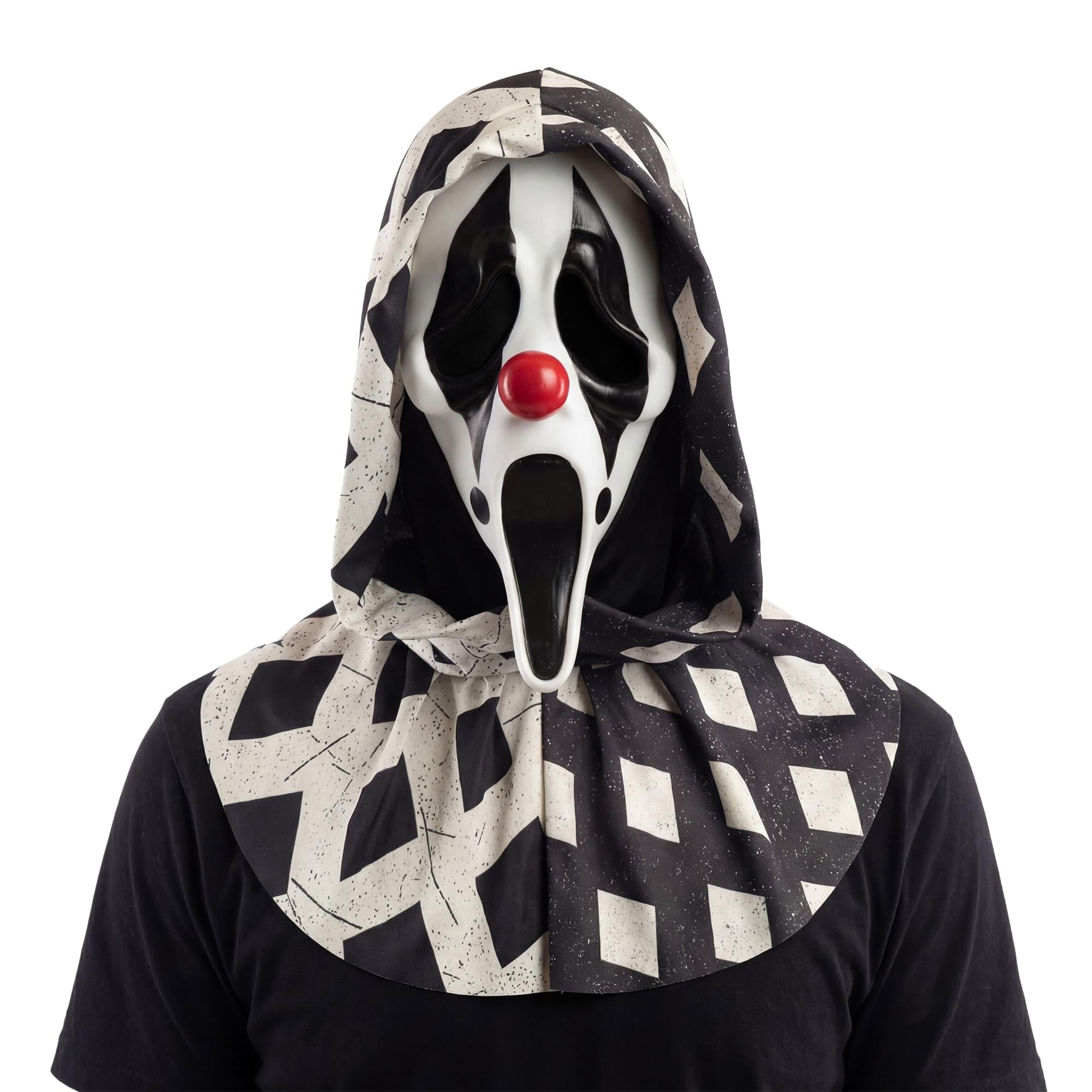 Ghost Face Clown Adult Costume Mask