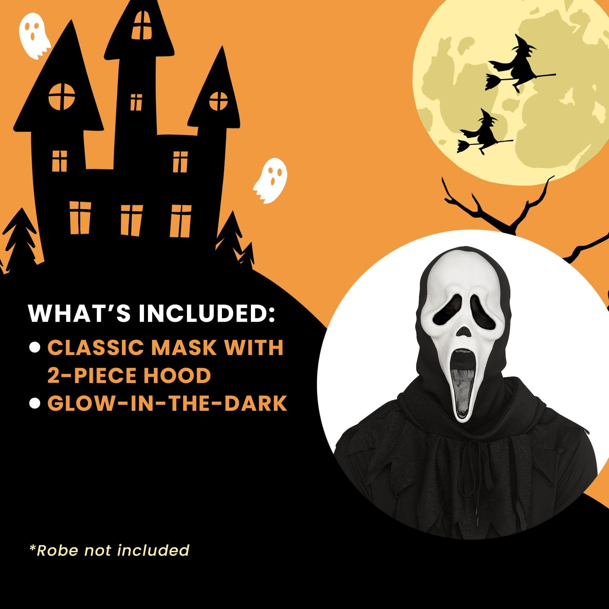 Ghost Face 30th Anniversary Adult Costume Mask