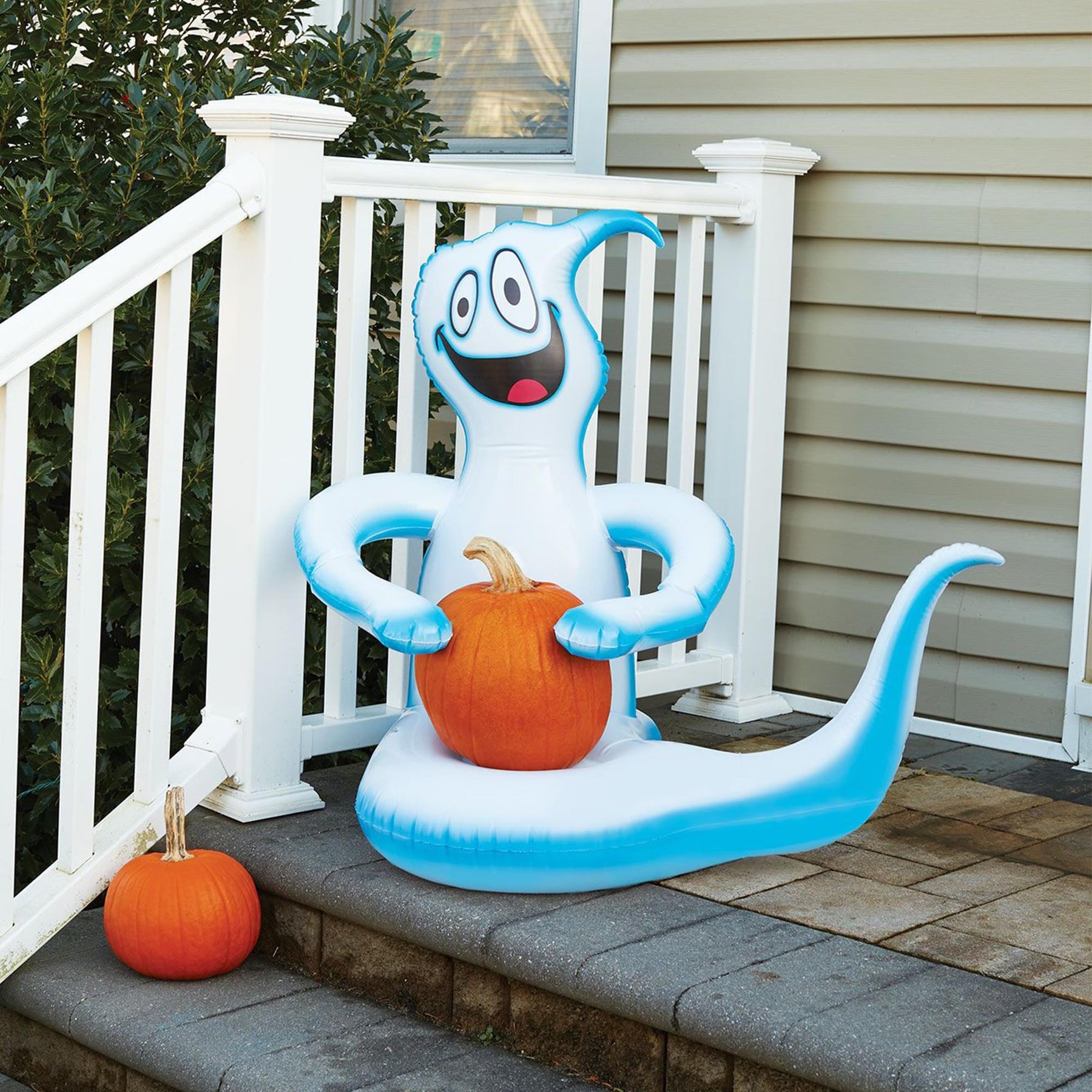 Ghost 34 Inch Inflatable Pumpkin Holder