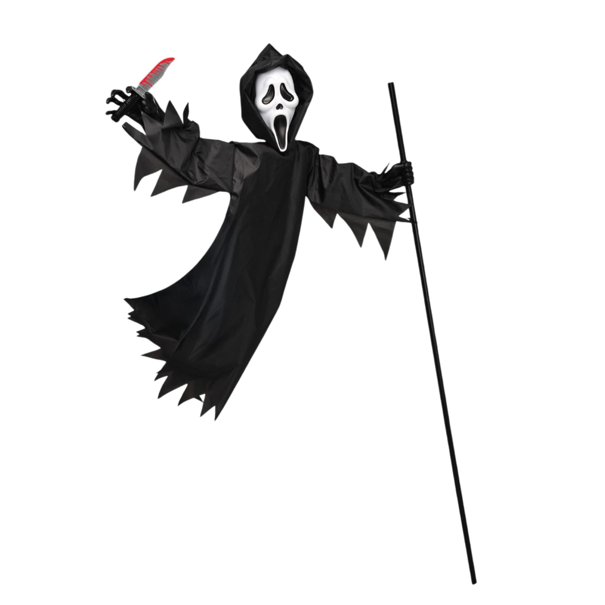 5 Foot Flying Ghost Face Halloween Yard Decor