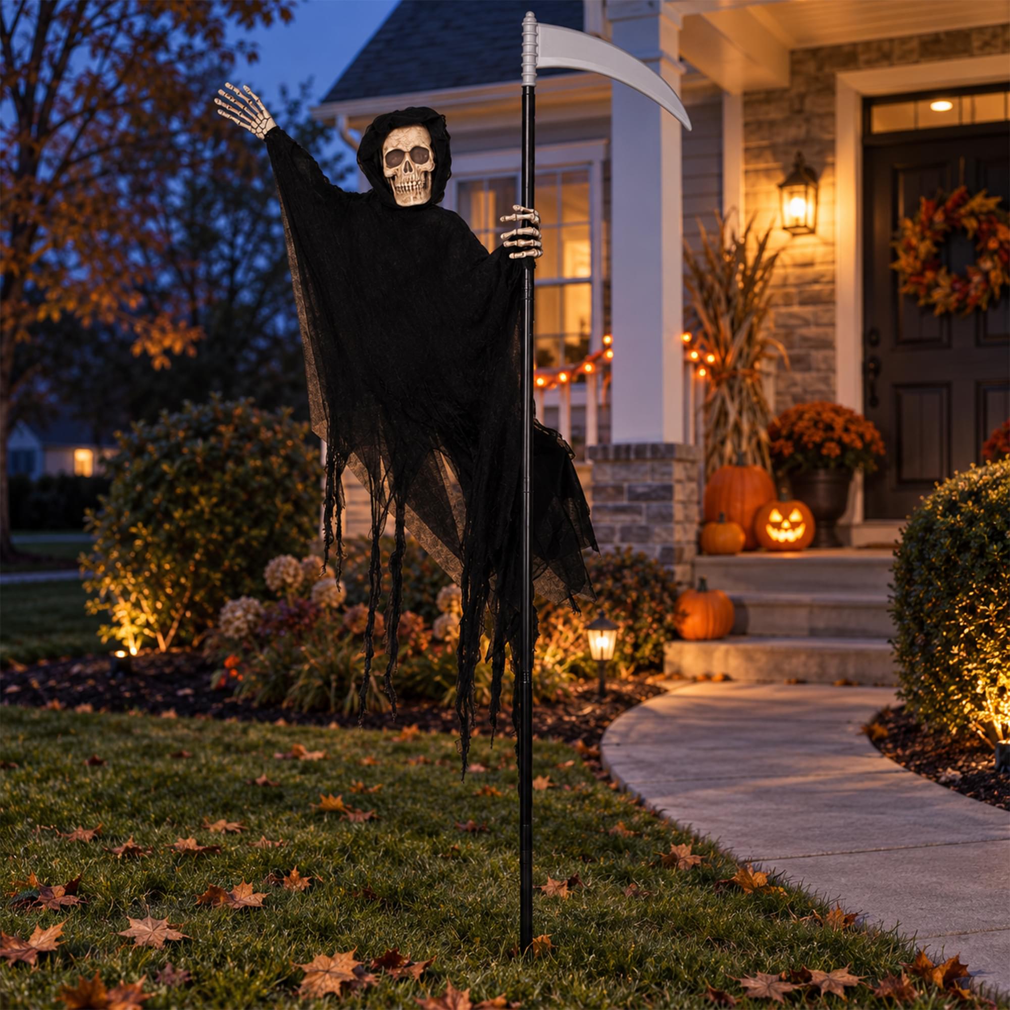 5 Foot Flying Reaper Halloween Yard Decor