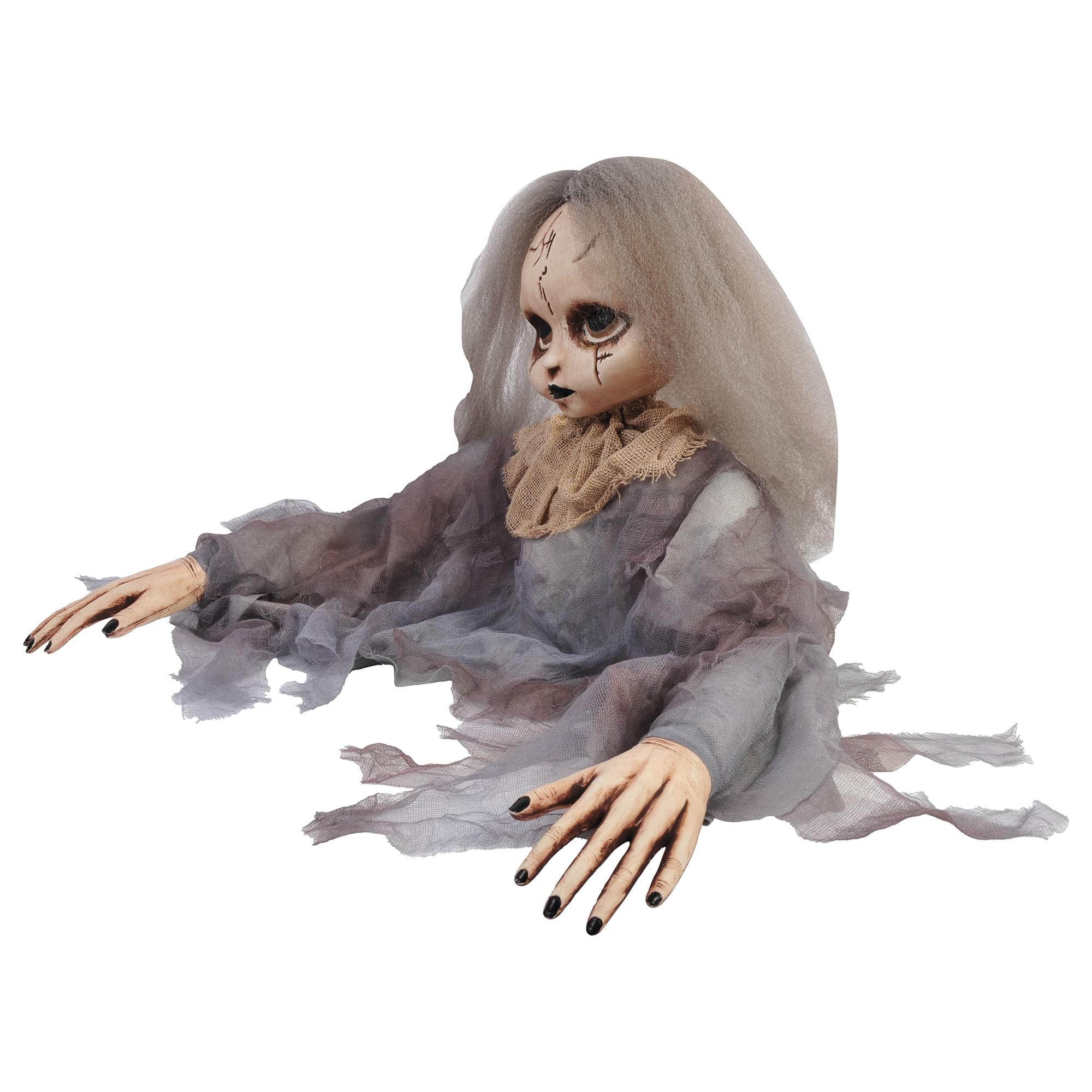 Creepy Doll Grave Breaker Halloween Decor | 12 Inches