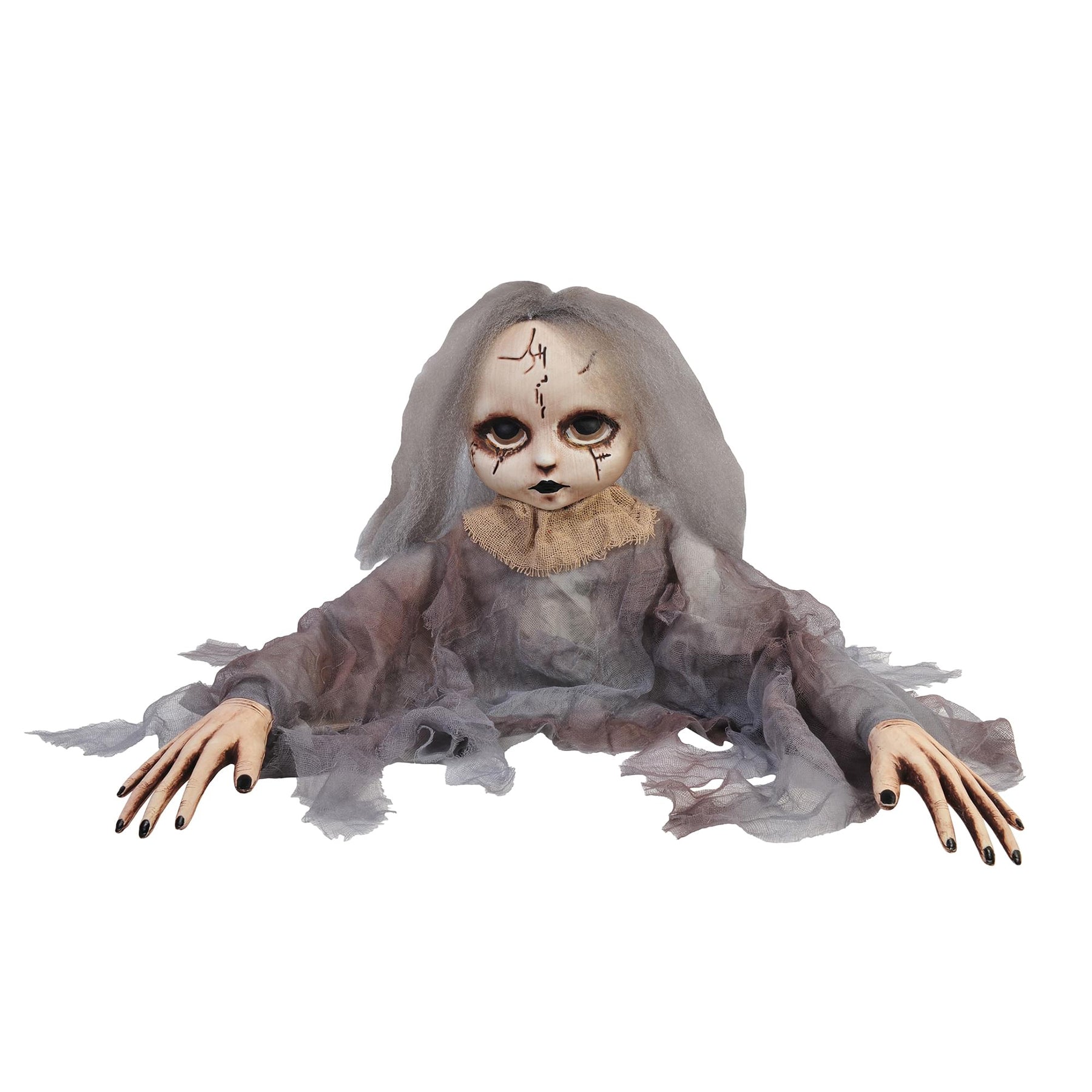 Creepy Doll Grave Breaker Halloween Decor | 12 Inches