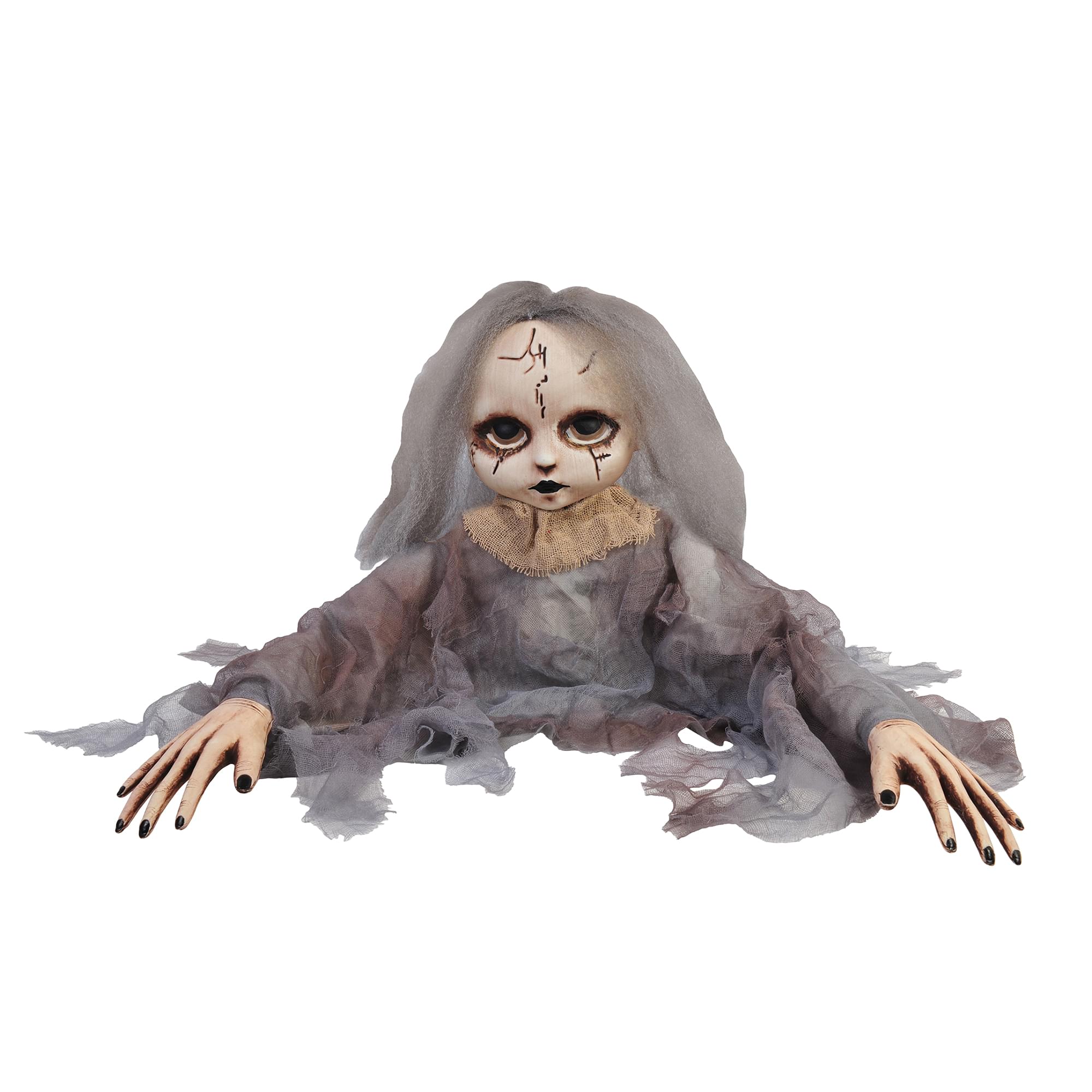 Creepy Doll Grave Breaker Halloween Decor | 12 Inches
