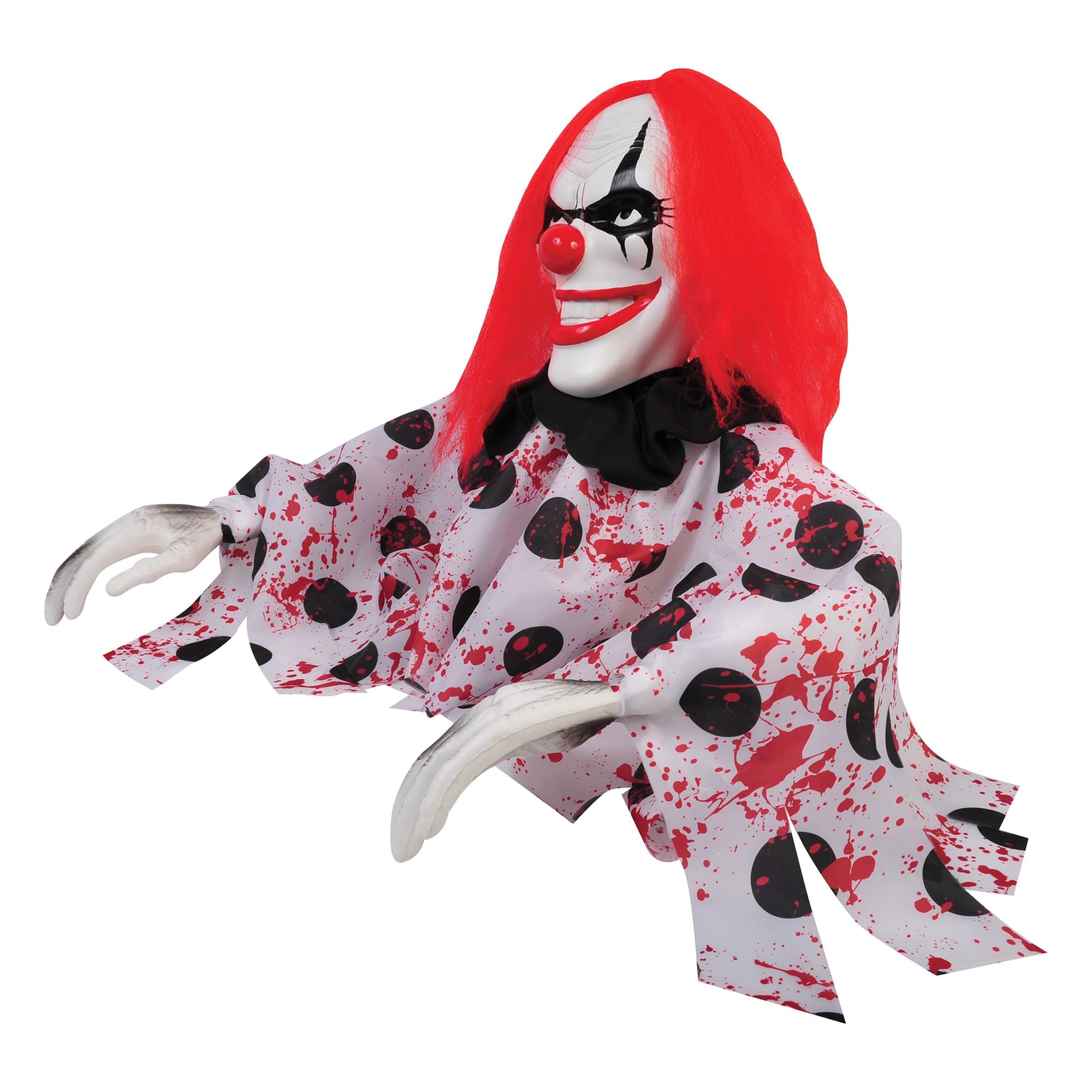 Evil Clown Grave Breaker Halloween Decor | 12 Inches