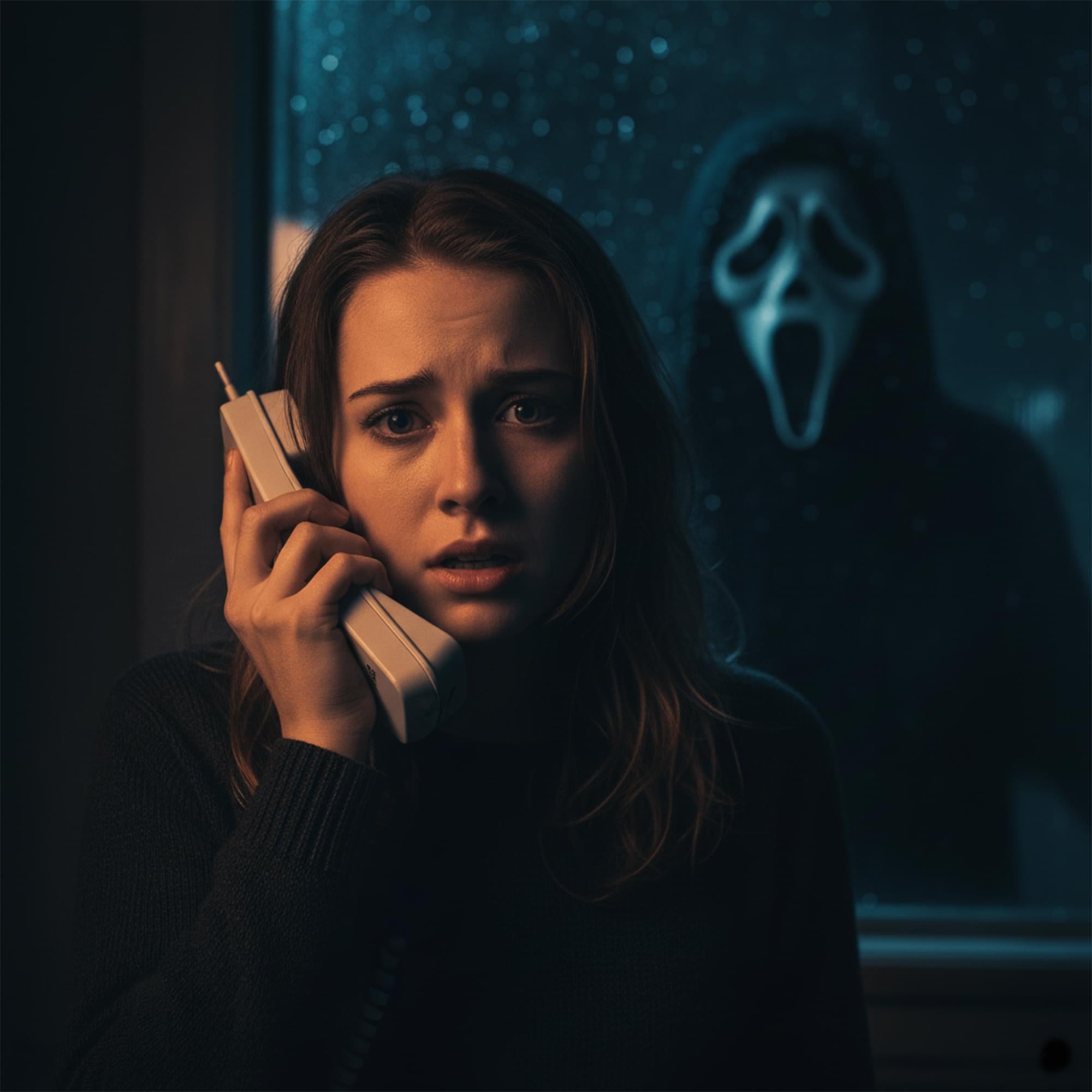 Scream Ghost Face Phone With Sound